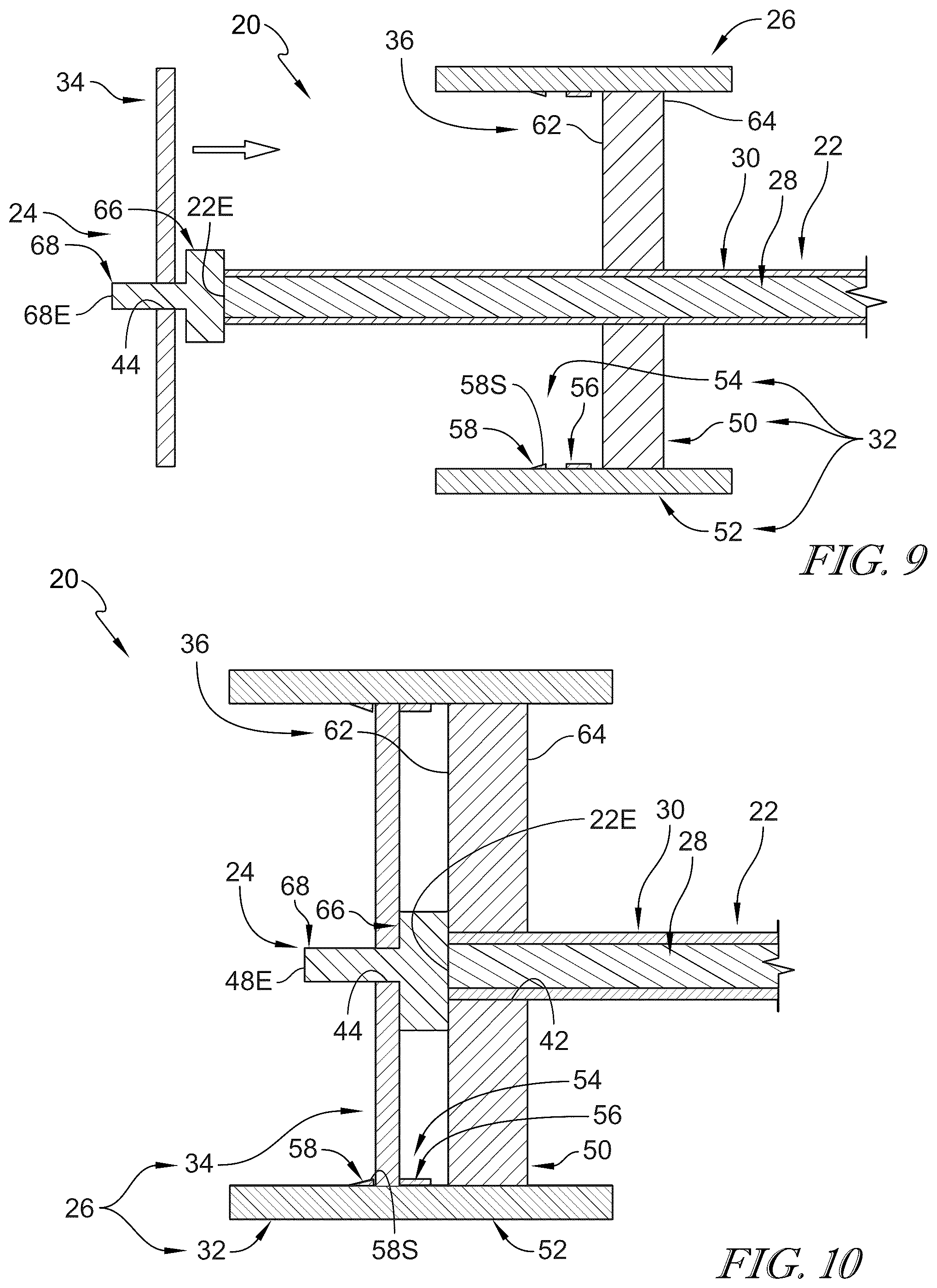 Patent US12597743 Figure 5 – Variable length wire harness for electronic devices