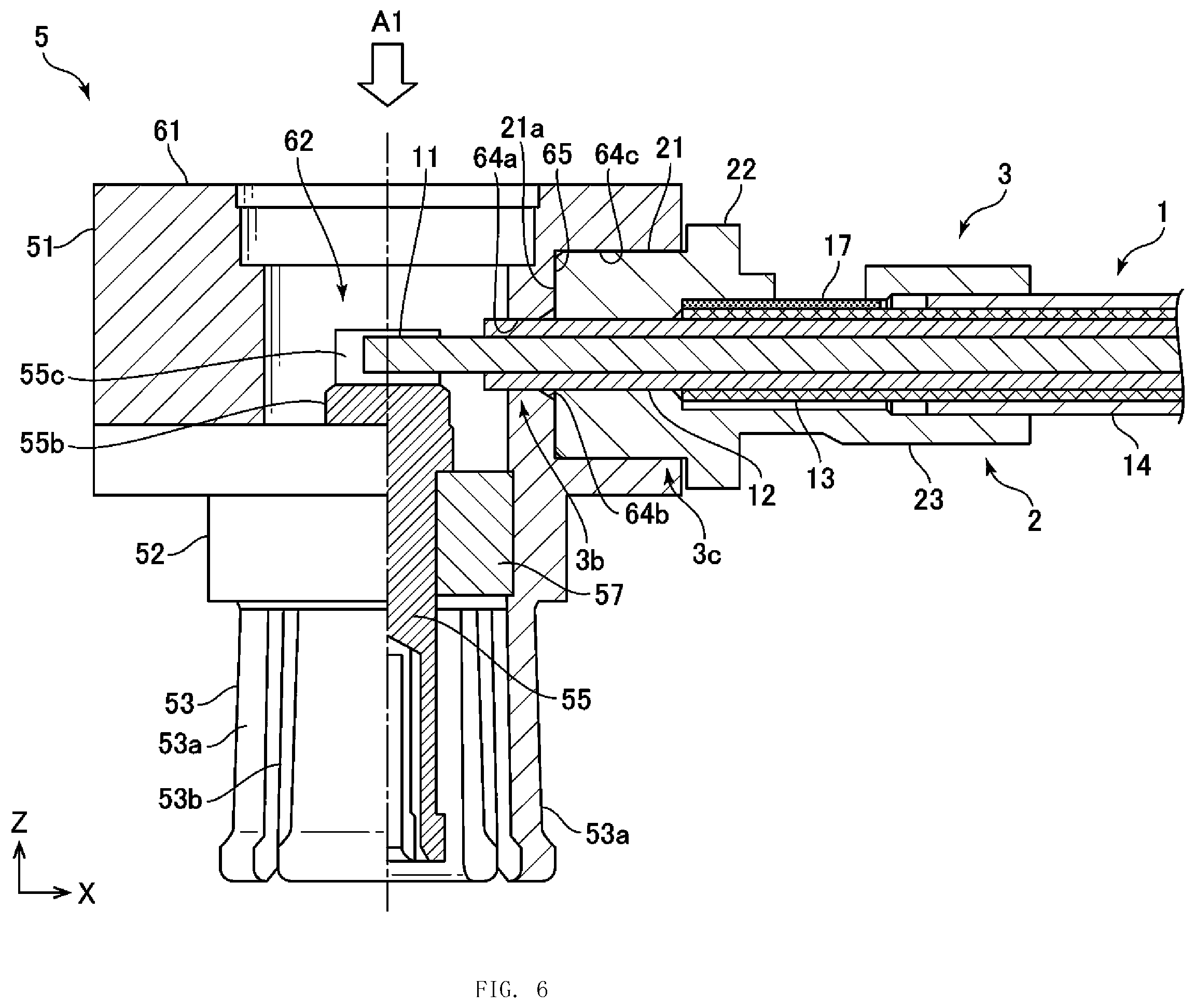 Patent US12597747 Figure 4 – Electrical connector and electrical connector assembly