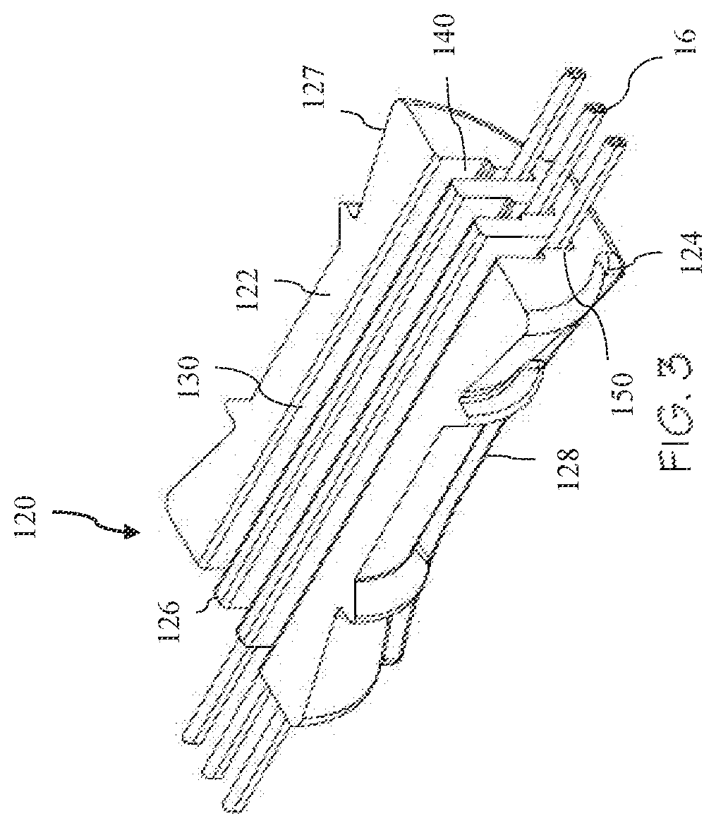 Patent US12597762 Figure 3 – Cable retainer assemblies and cable enclosures