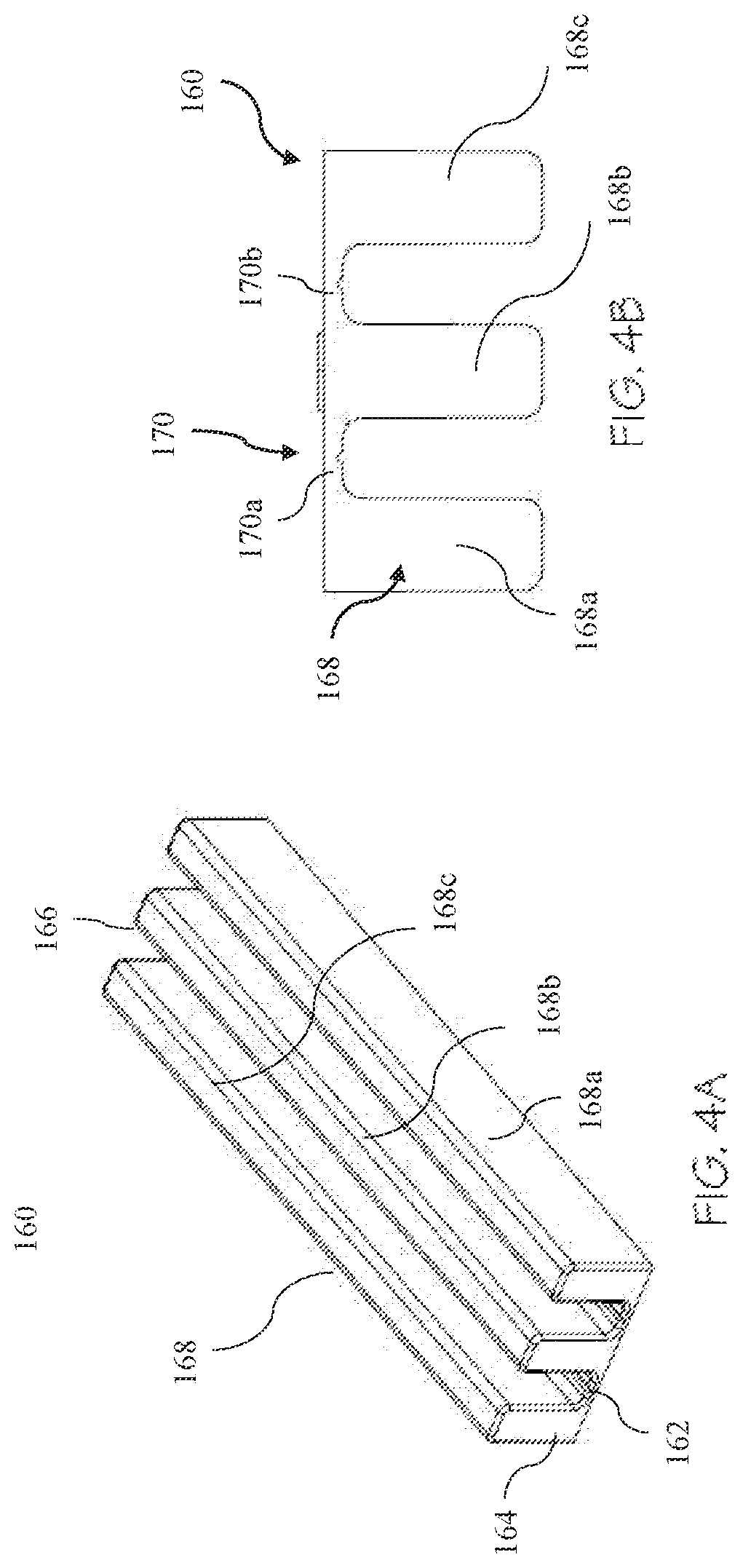 Patent US12597762 Figure 4 – Cable retainer assemblies and cable enclosures