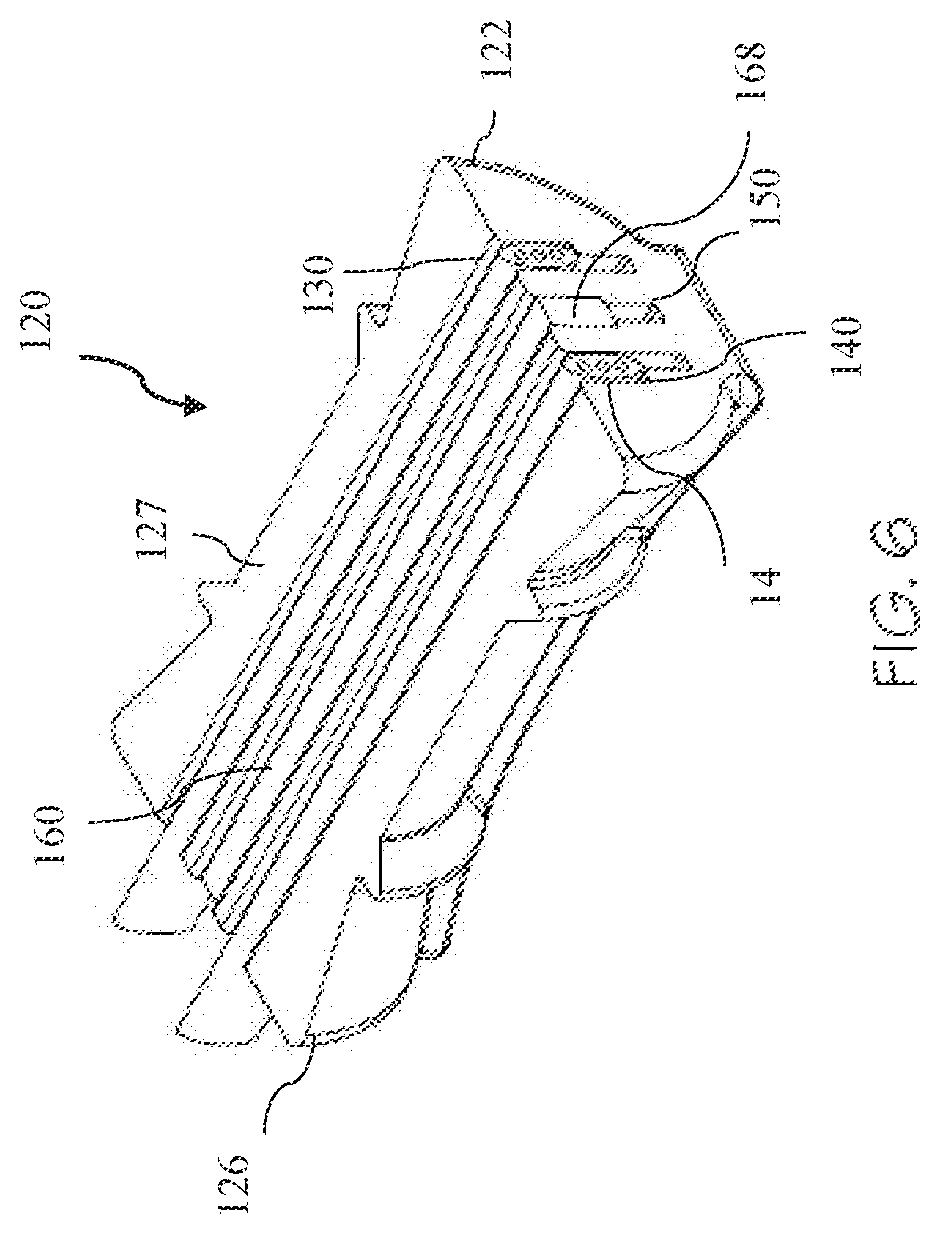 Patent US12597762 Figure 6 – Cable retainer assemblies and cable enclosures