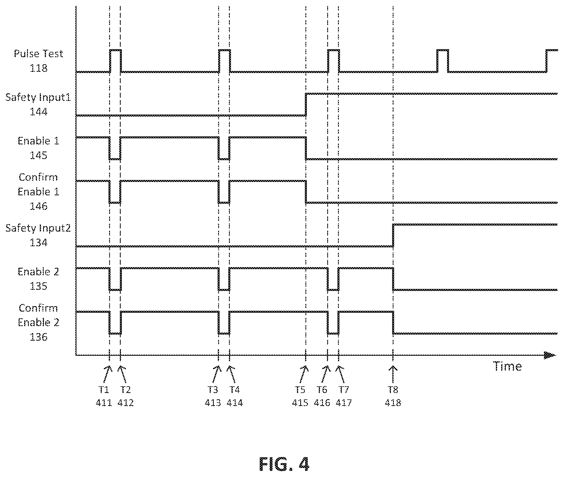 Patent US12597764 Figure 3 – Safety test circuit and method