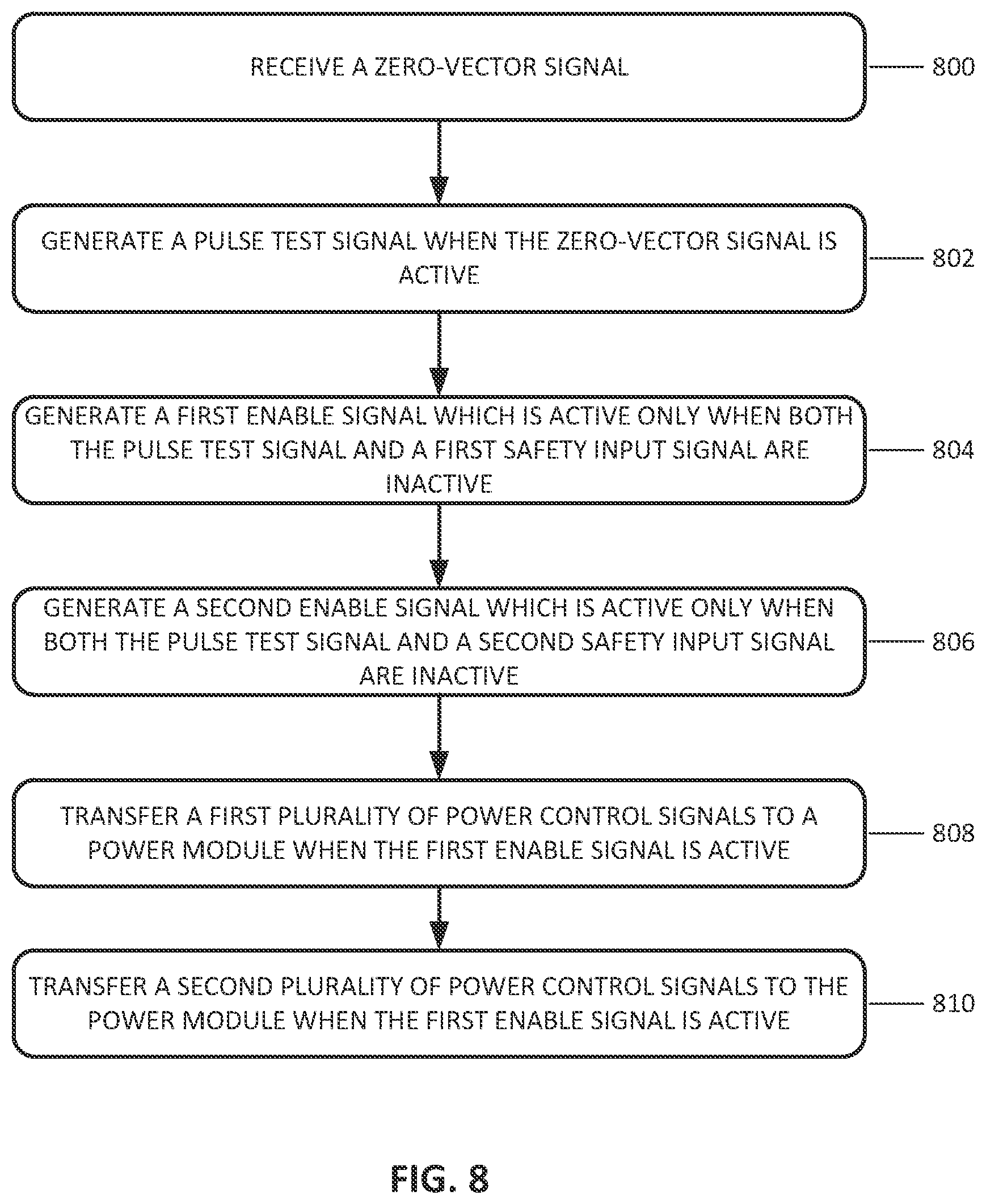 Patent US12597764 Figure 7 – Safety test circuit and method