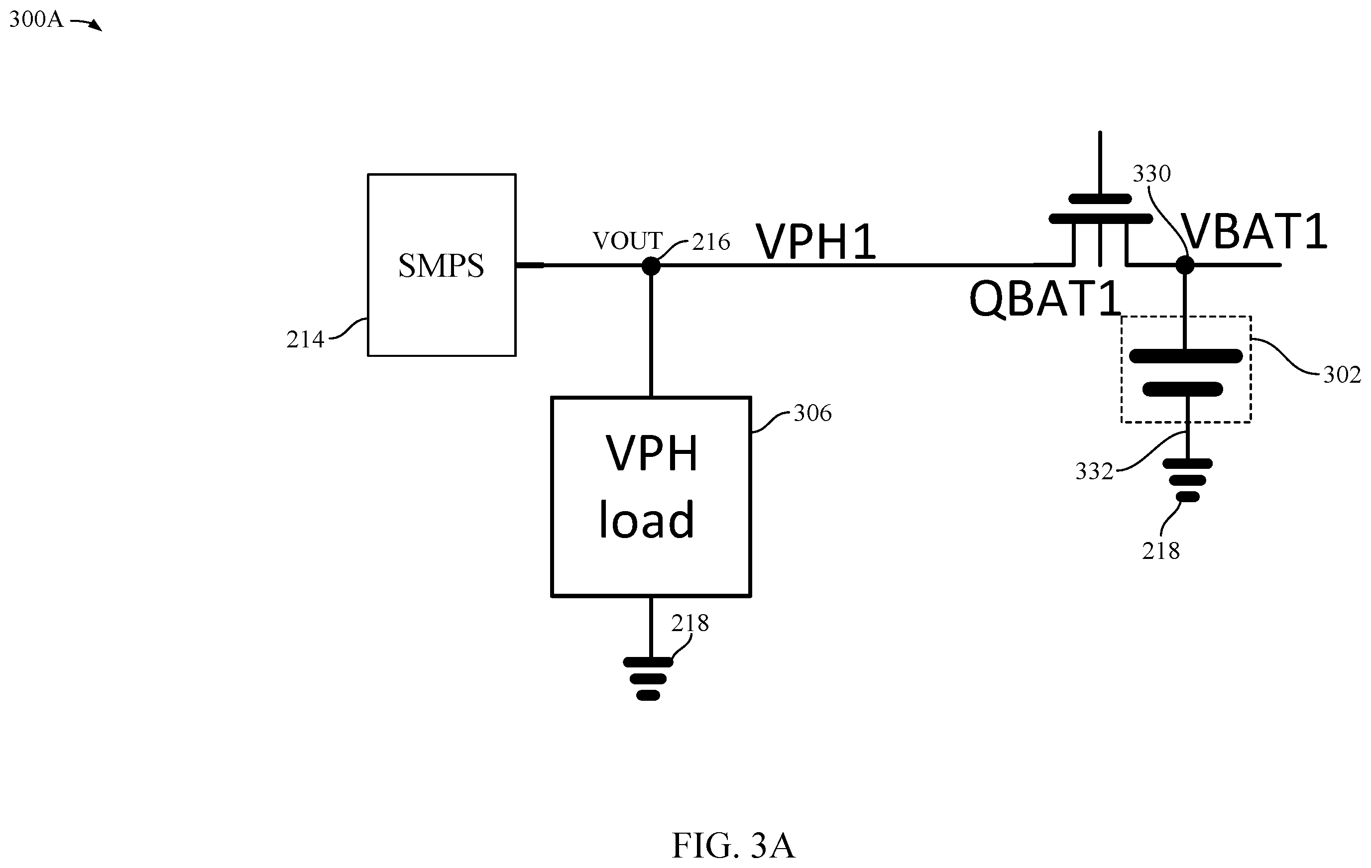 Patent US12597784 Figure 3 – Power supply circuit with short circuit protection