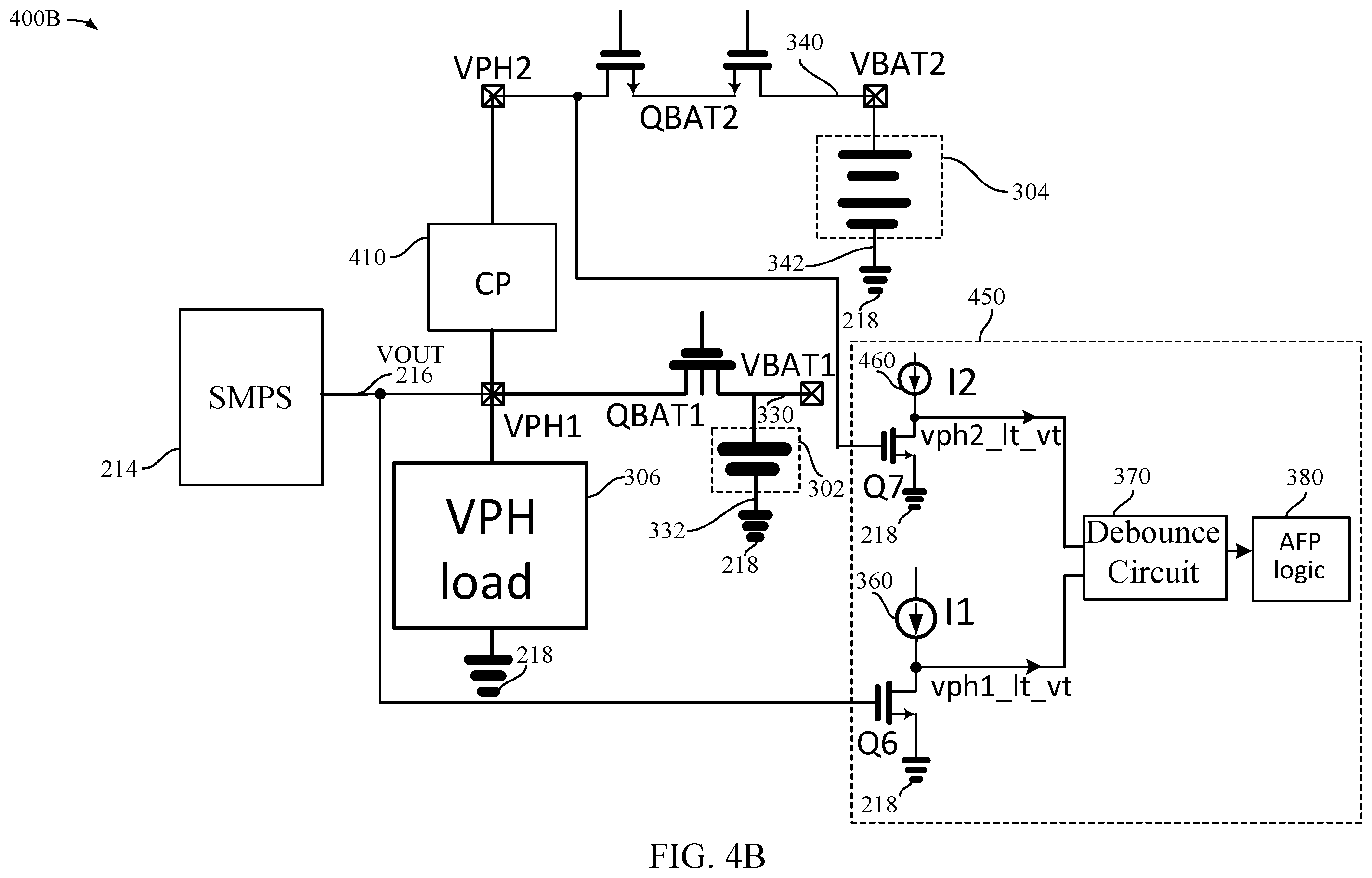 Patent US12597784 Figure 6 – Power supply circuit with short circuit protection