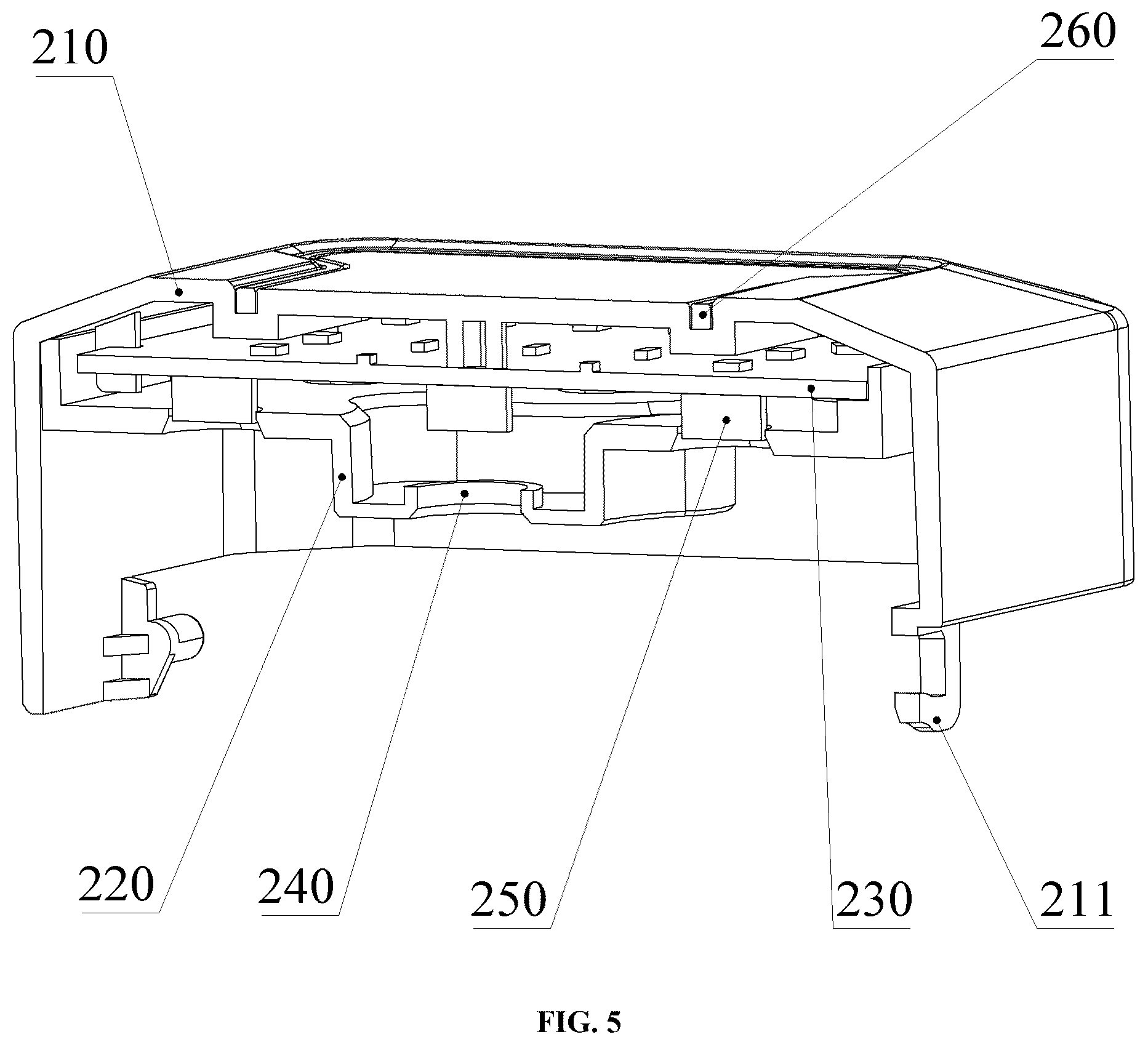 Patent US12597791 Figure 5 – Battery charger