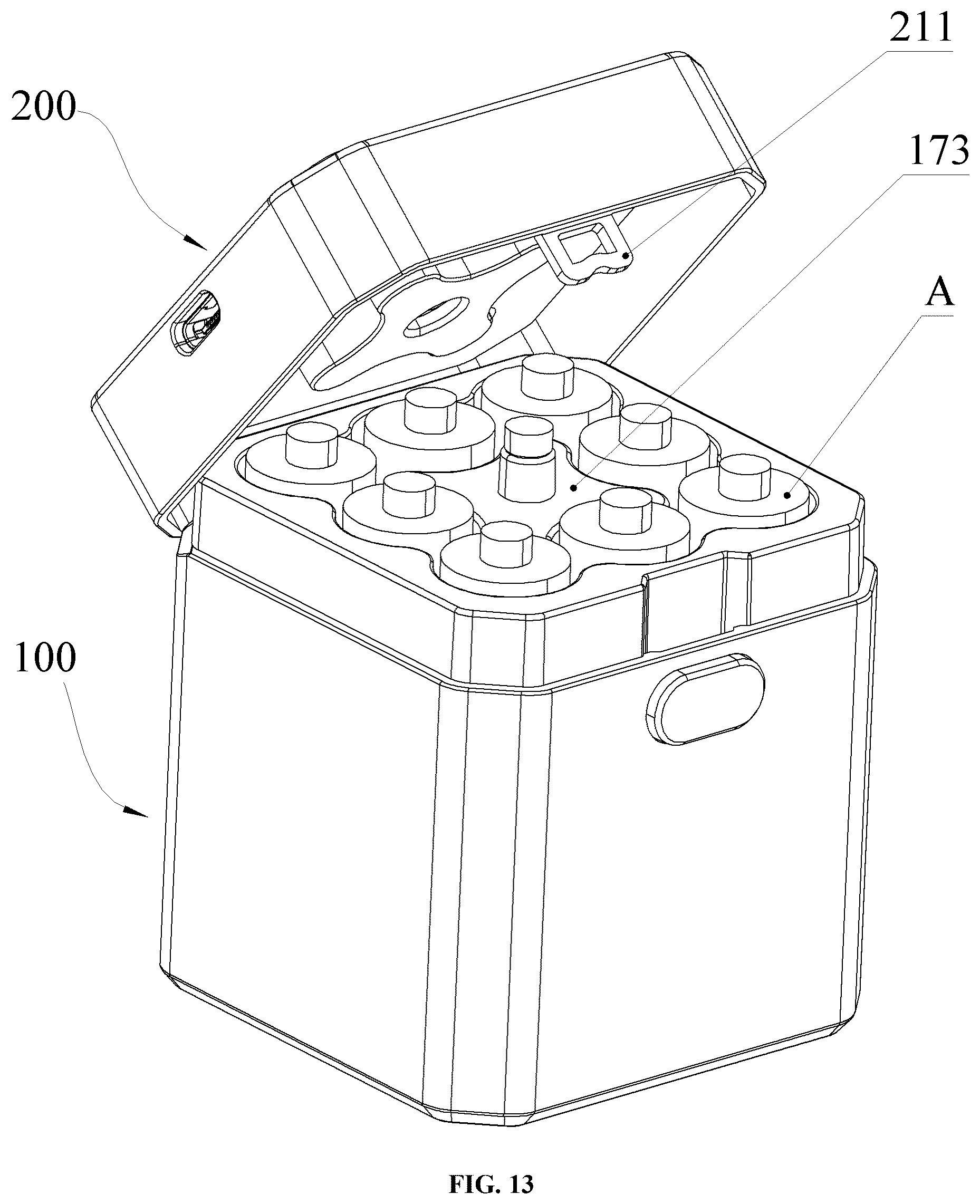 Patent US12597791 Figure 13 – Battery charger