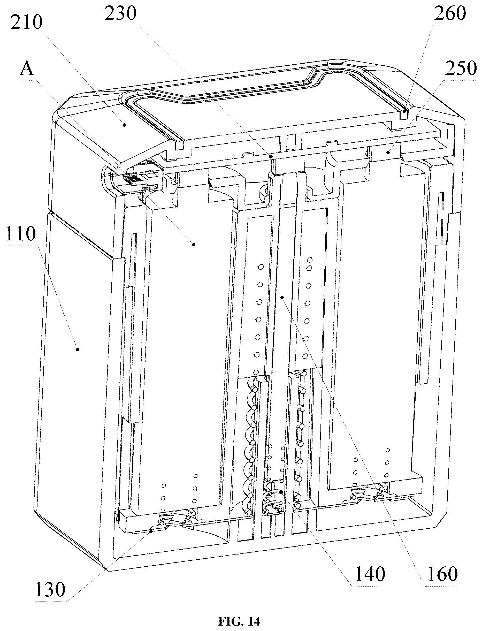 Patent US12597791 Figure 14 – Battery charger