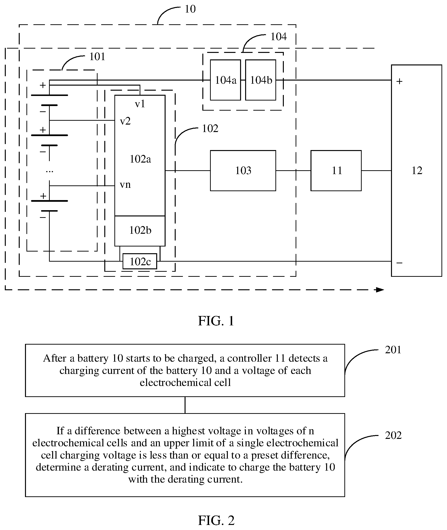 Patent US12597794 Figure 1 – Battery charging method, electronic apparatus, storage medium, and program product
