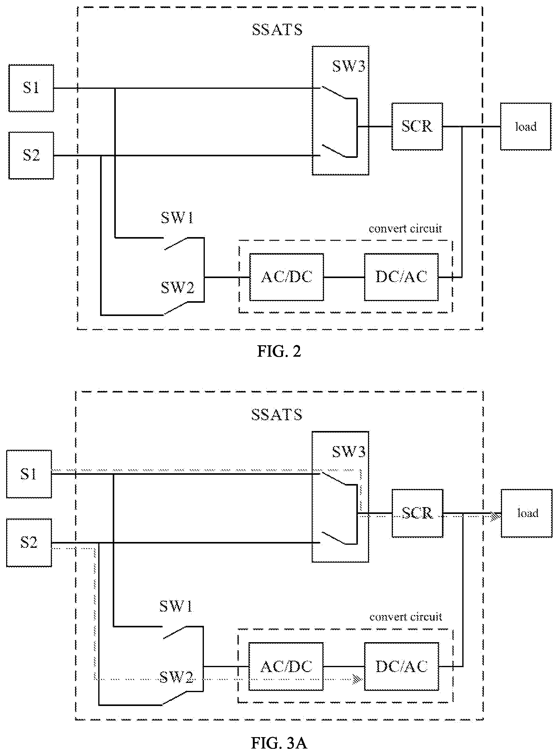 Patent US12597801 Figure 2 – Fast automatic transfer switching circuit and control method thereof