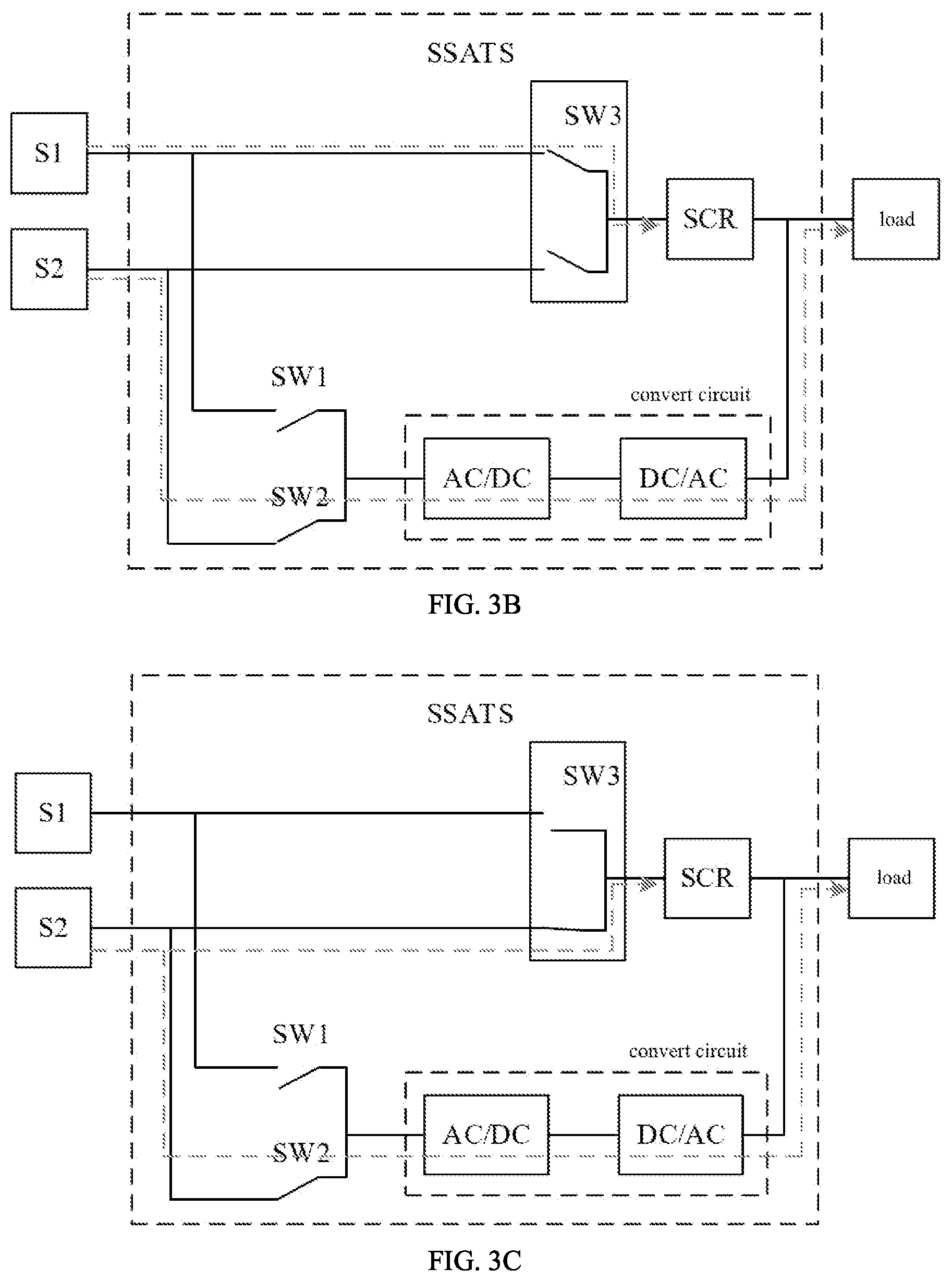 Patent US12597801 Figure 3 – Fast automatic transfer switching circuit and control method thereof