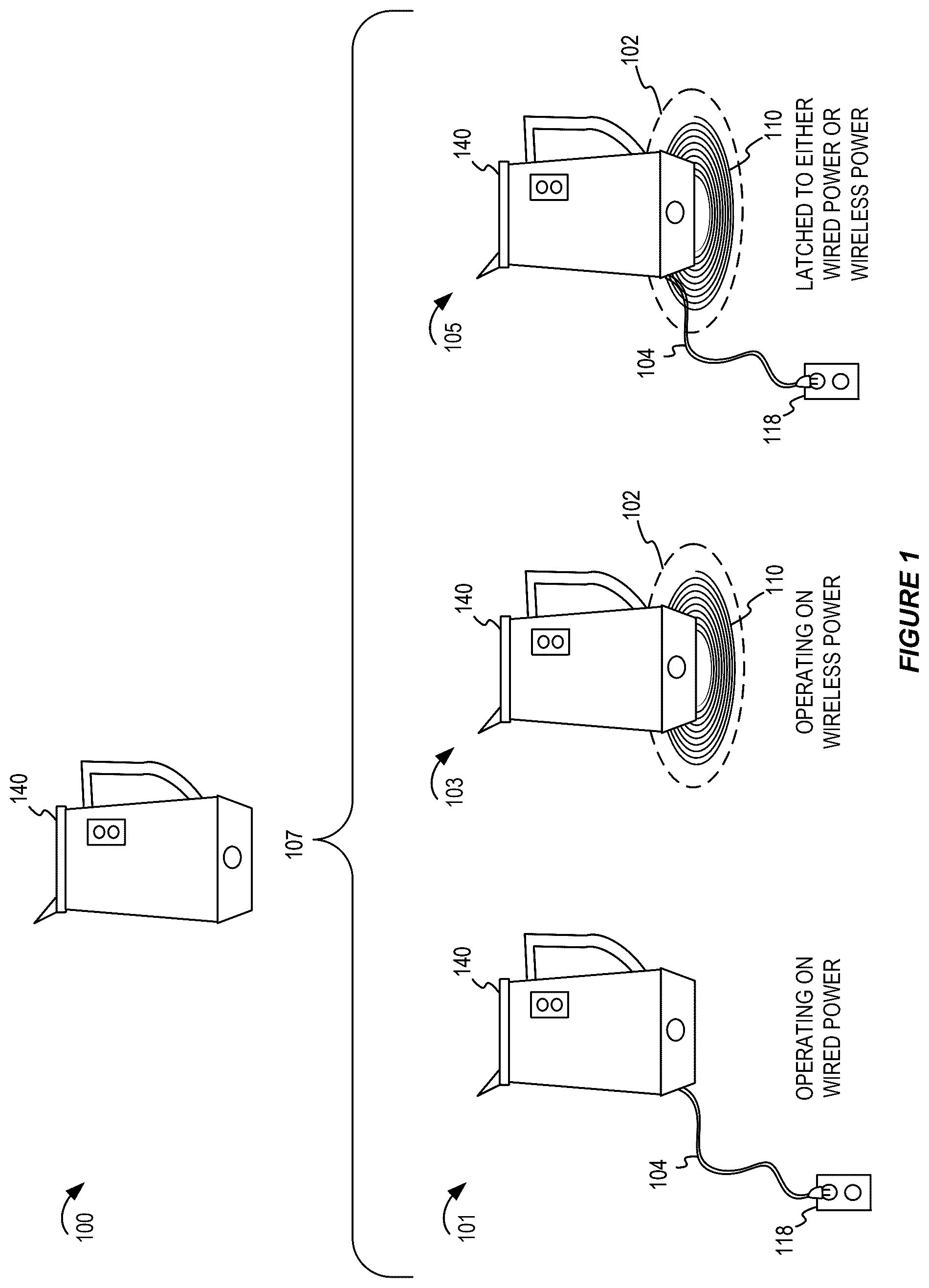 Patent US12597806 — Power source selection and control in an apparatus — Figure 1