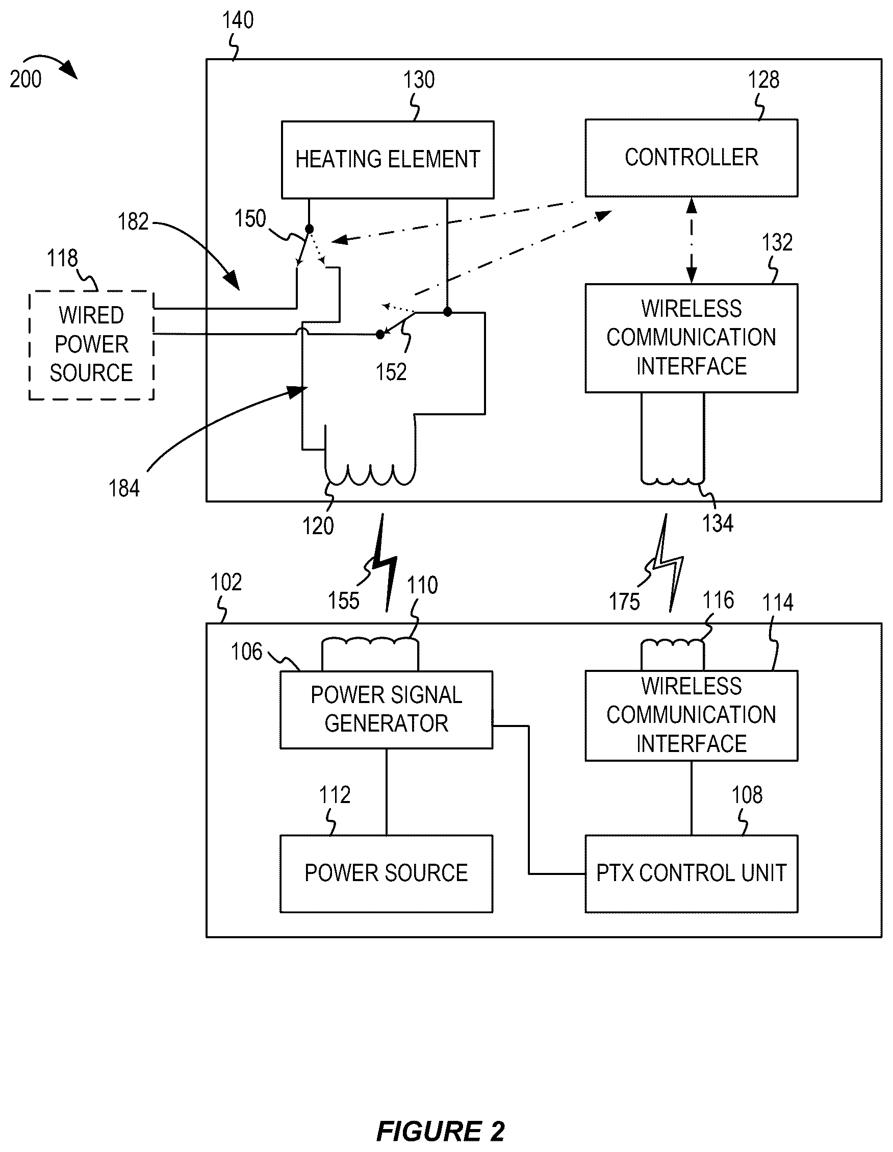 Patent US12597806 Figure 2 – Power source selection and control in an apparatus