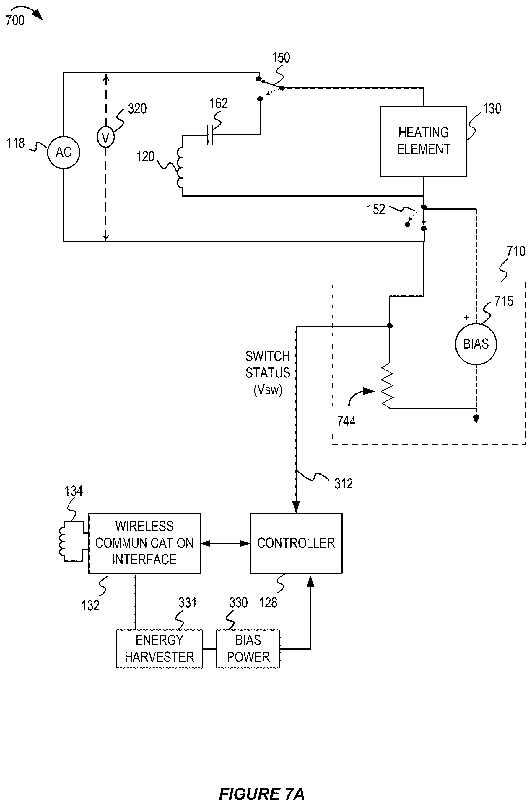 Patent US12597806 Figure 6 – Power source selection and control in an apparatus