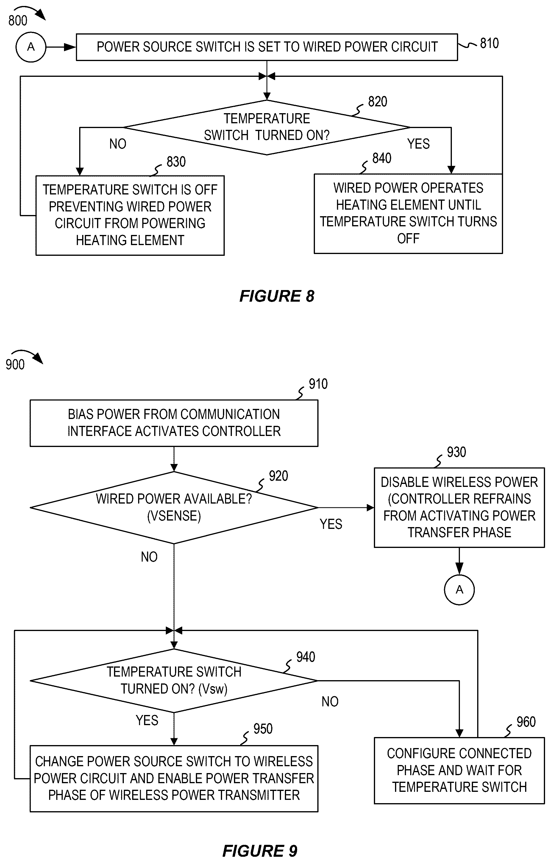 Patent US12597806 Figure 8 – Power source selection and control in an apparatus