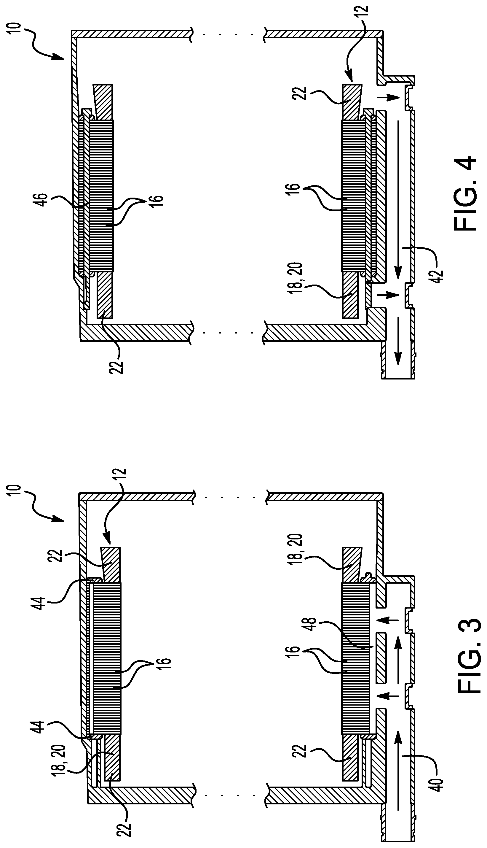 Patent US12597813 Figure 3 – Electric motor with coolant flow at stator slots