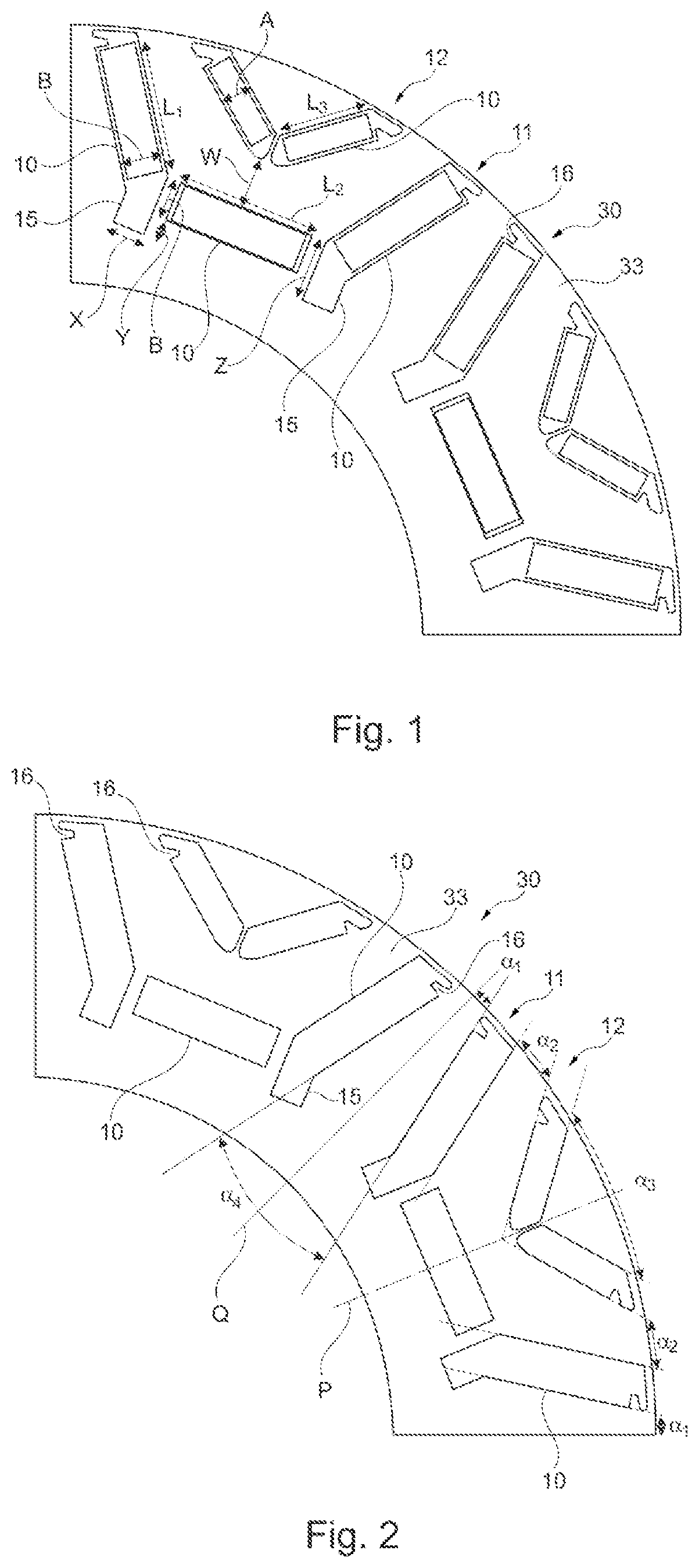 Patent US12597815 — Rotor for a rotary electric machine — Figure 1