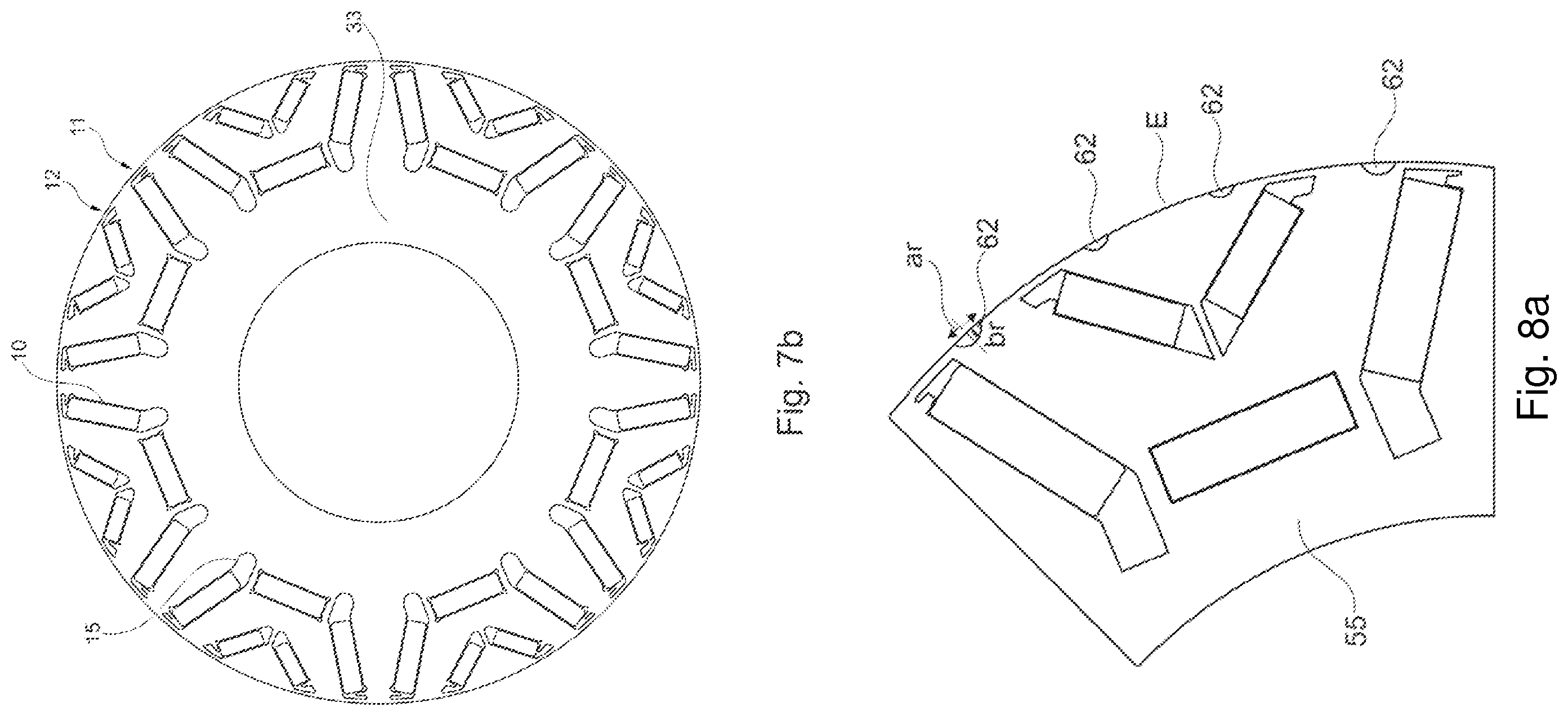 Patent US12597815 Figure 6 – Rotor for a rotary electric machine