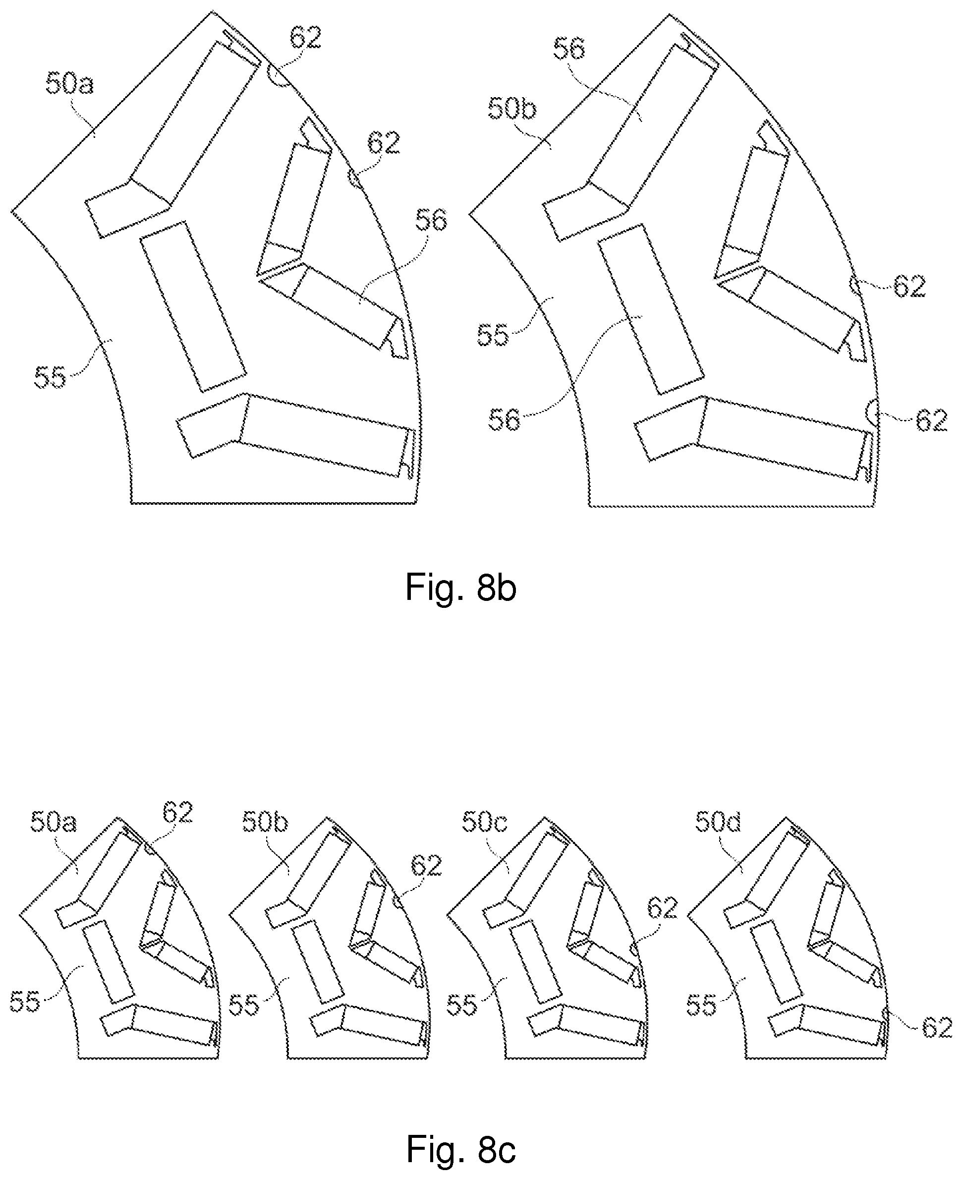 Patent US12597815 Figure 7 – Rotor for a rotary electric machine