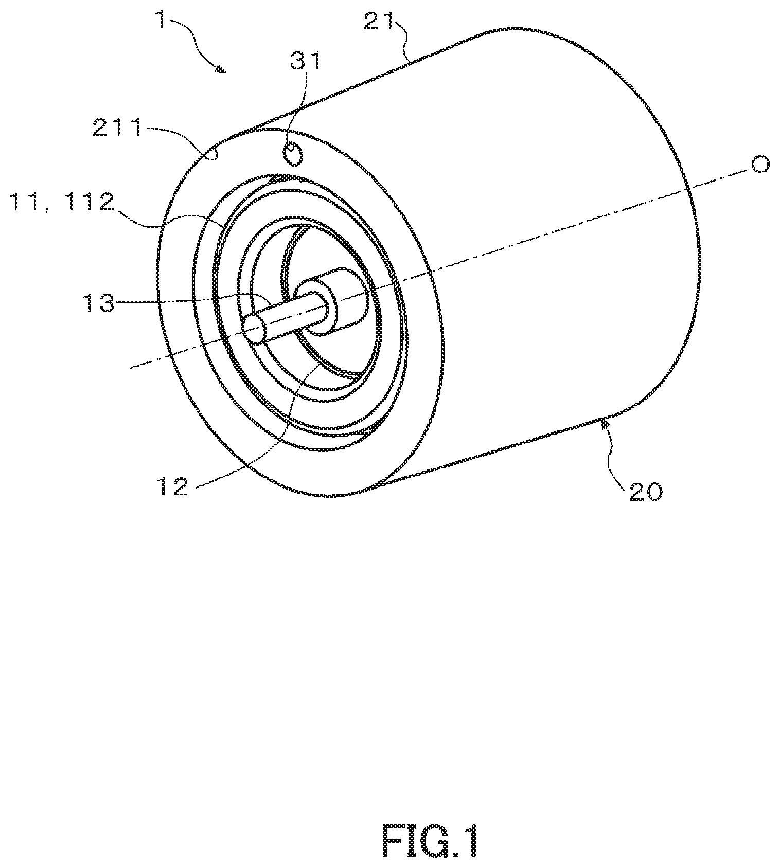 Patent US12597824 Figure 1 – Rotating electric machine case and rotating electric machine
