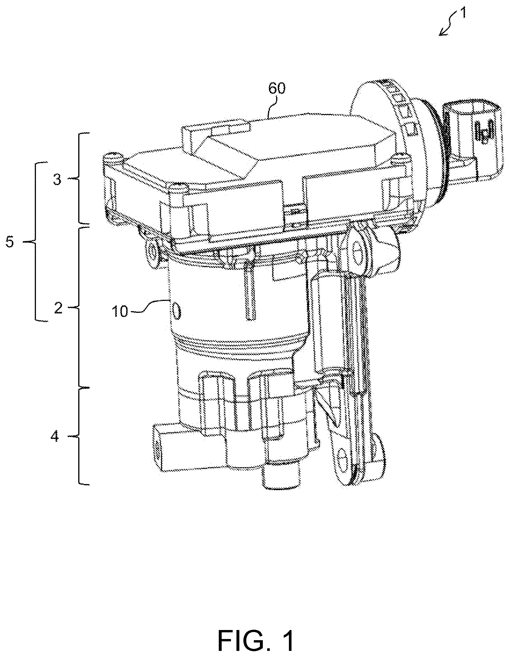 Patent US12597827 Figure 1 – Control device, motor device, and oil pump device