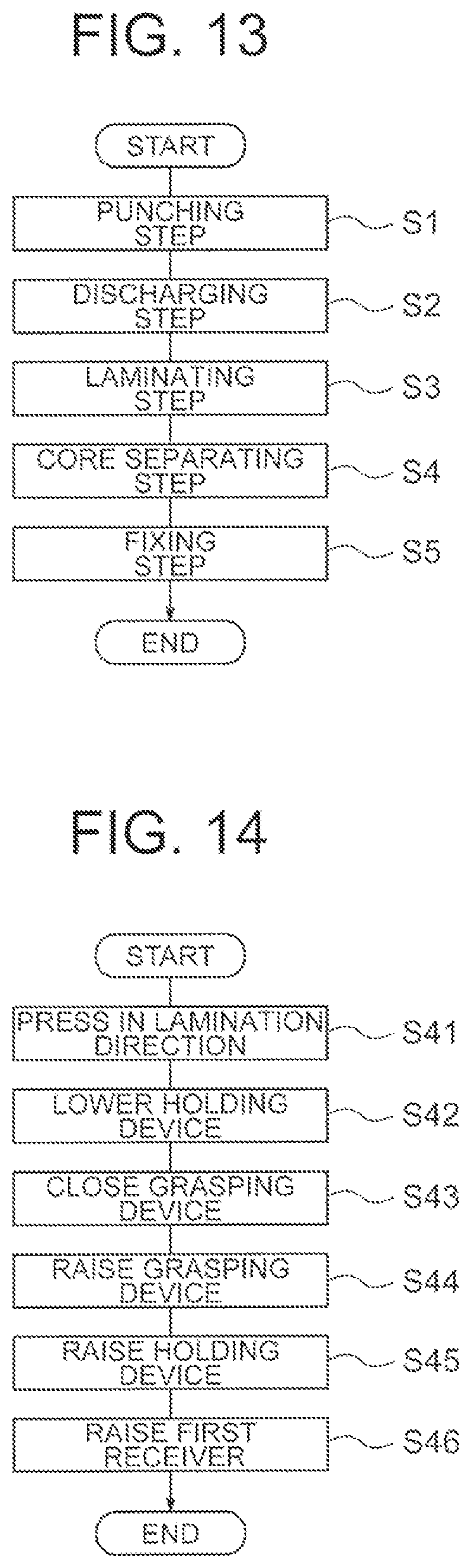 Patent US12597832 Figure 9 – Method for laminated core of rotating electric machine