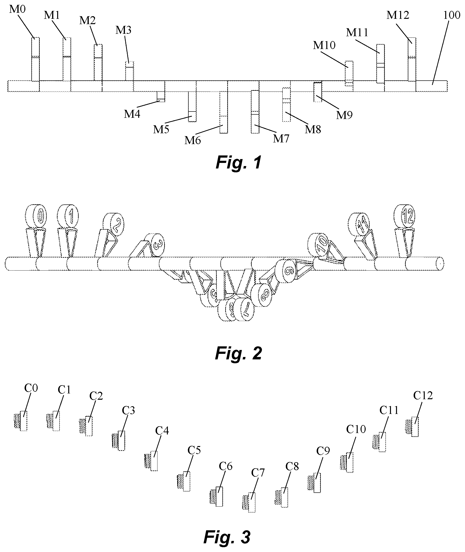 Patent US12597838 Figure 1 – Generator with minimal to non-existent rotation resistance through controlled attractions among all magnets and iron cores