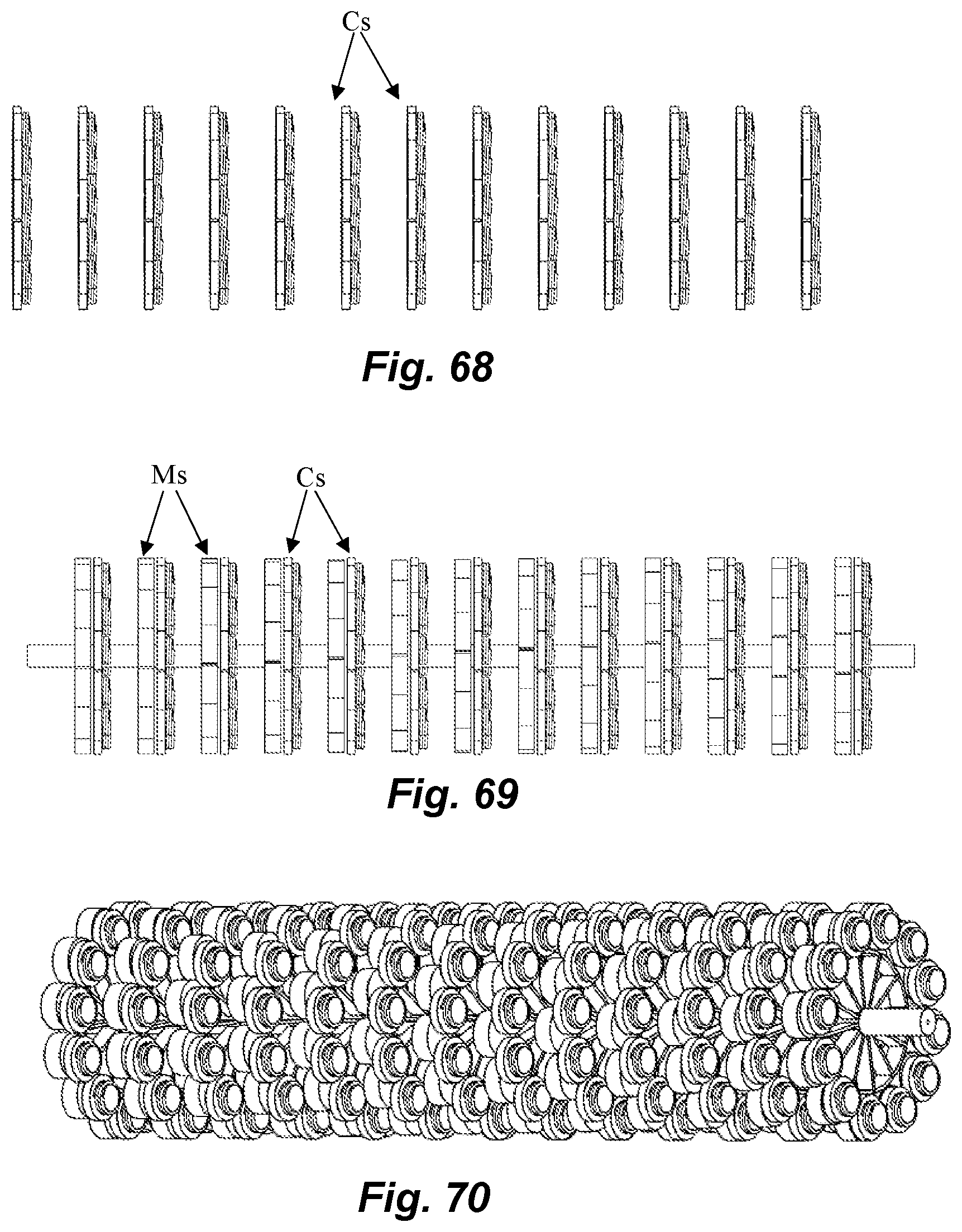 Patent US12597838 Figure 19 – Generator with minimal to non-existent rotation resistance through controlled attractions among all magnets and iron cores