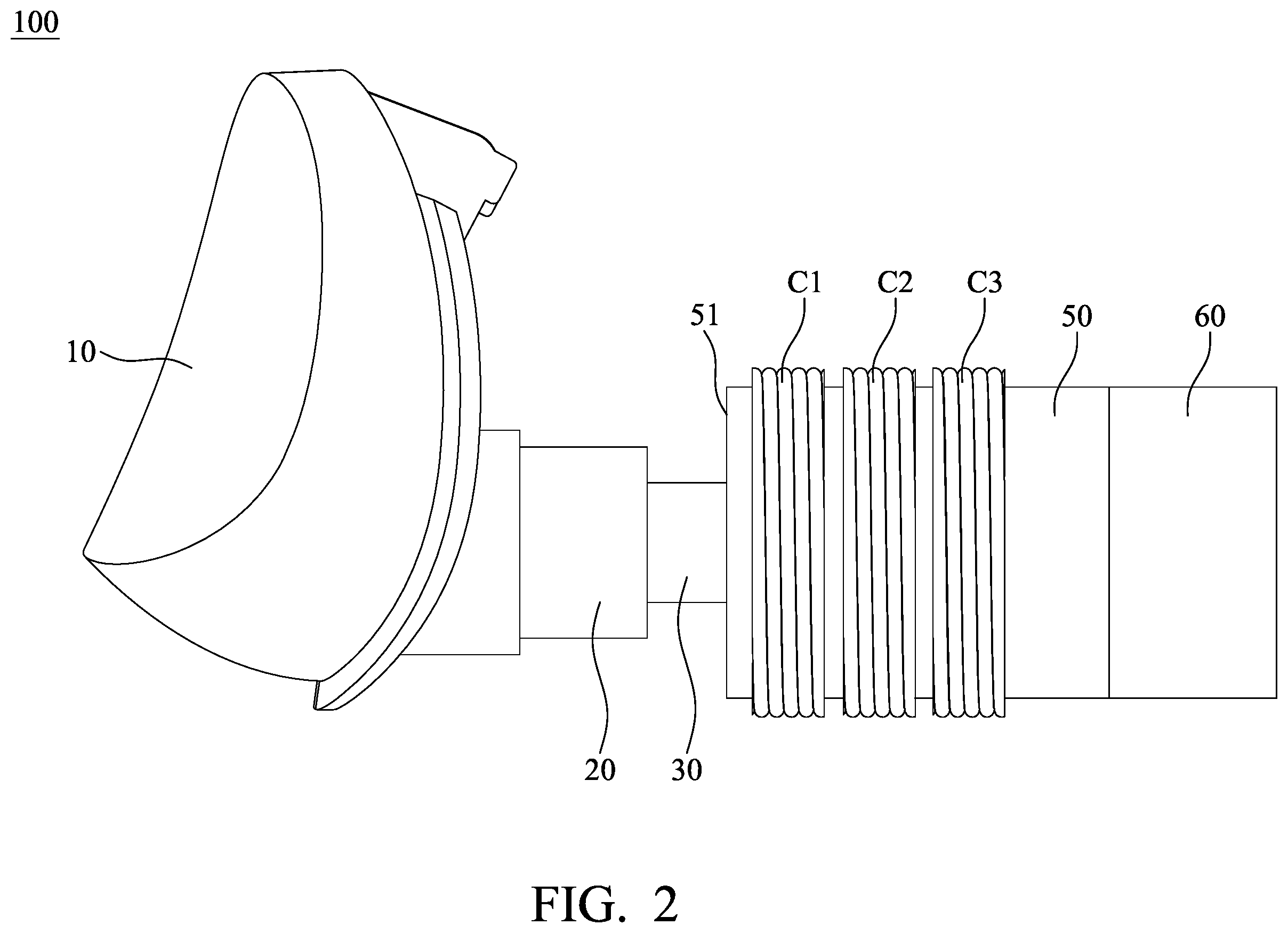 Patent US12597839 Figure 2 – Button mechanism