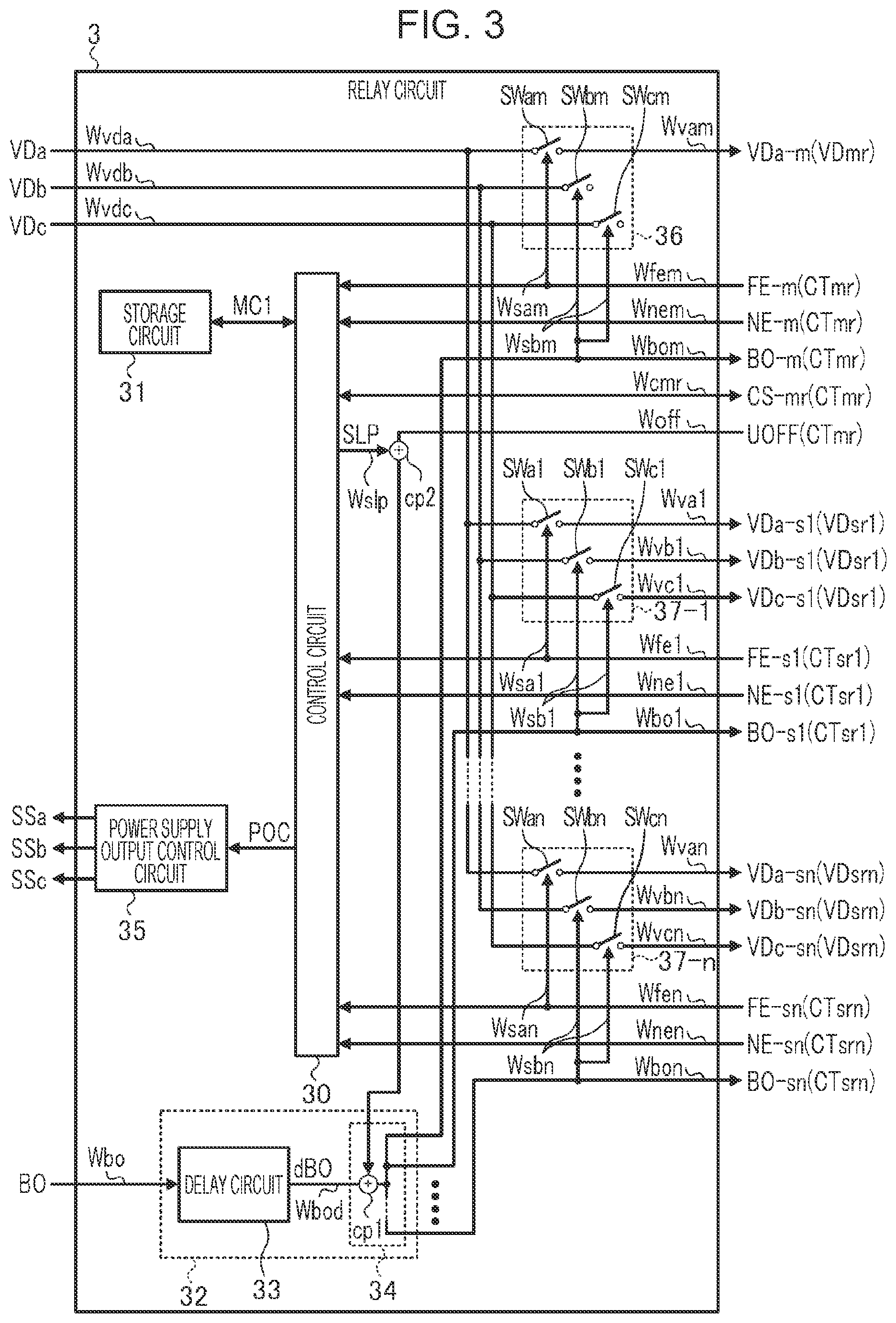 Patent US12597851 Figure 3 – Distributed control device and distributed control system