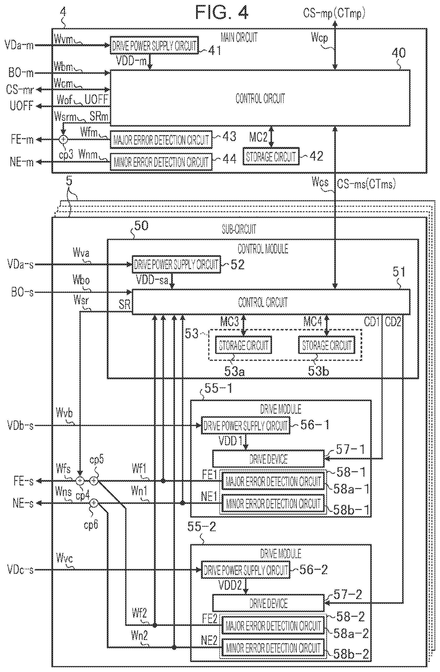 Patent US12597851 Figure 4 – Distributed control device and distributed control system