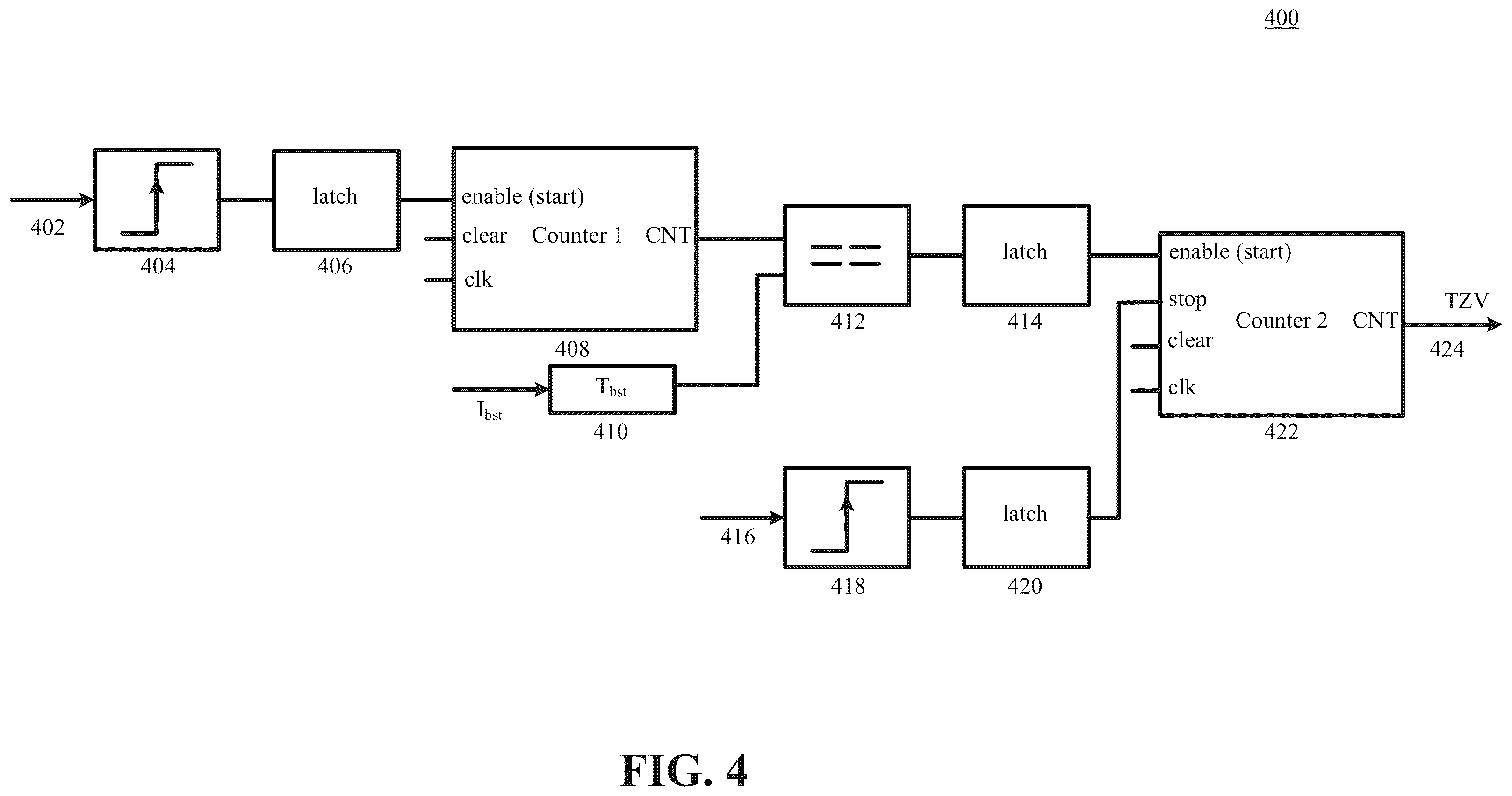 Patent US12597869 Figure 4 – Automatic boosting current adjustment for zero voltage switching in auxiliary resonant commutated pole inverter