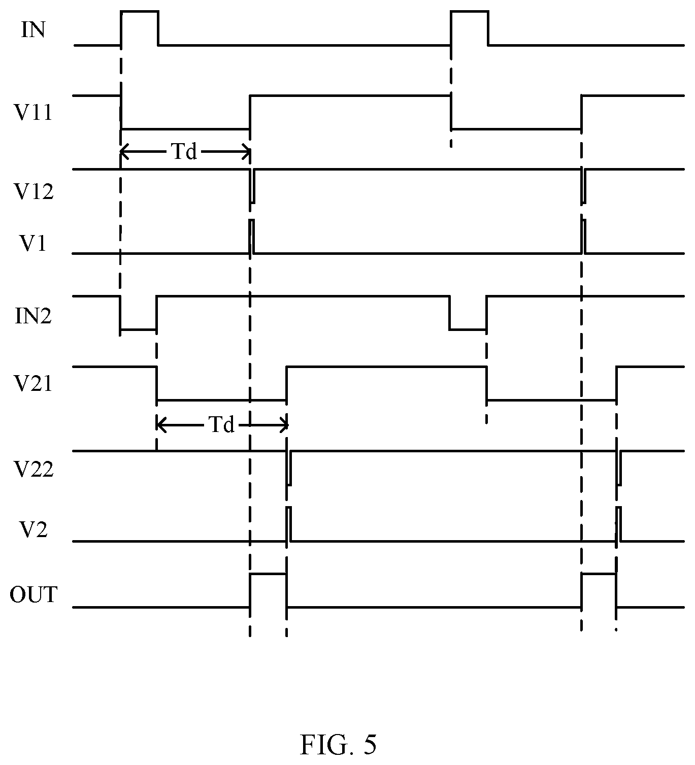 Patent US12597870 Figure 5 – Control circuit for multi-phase power conversion circuit and multi-phase power supply