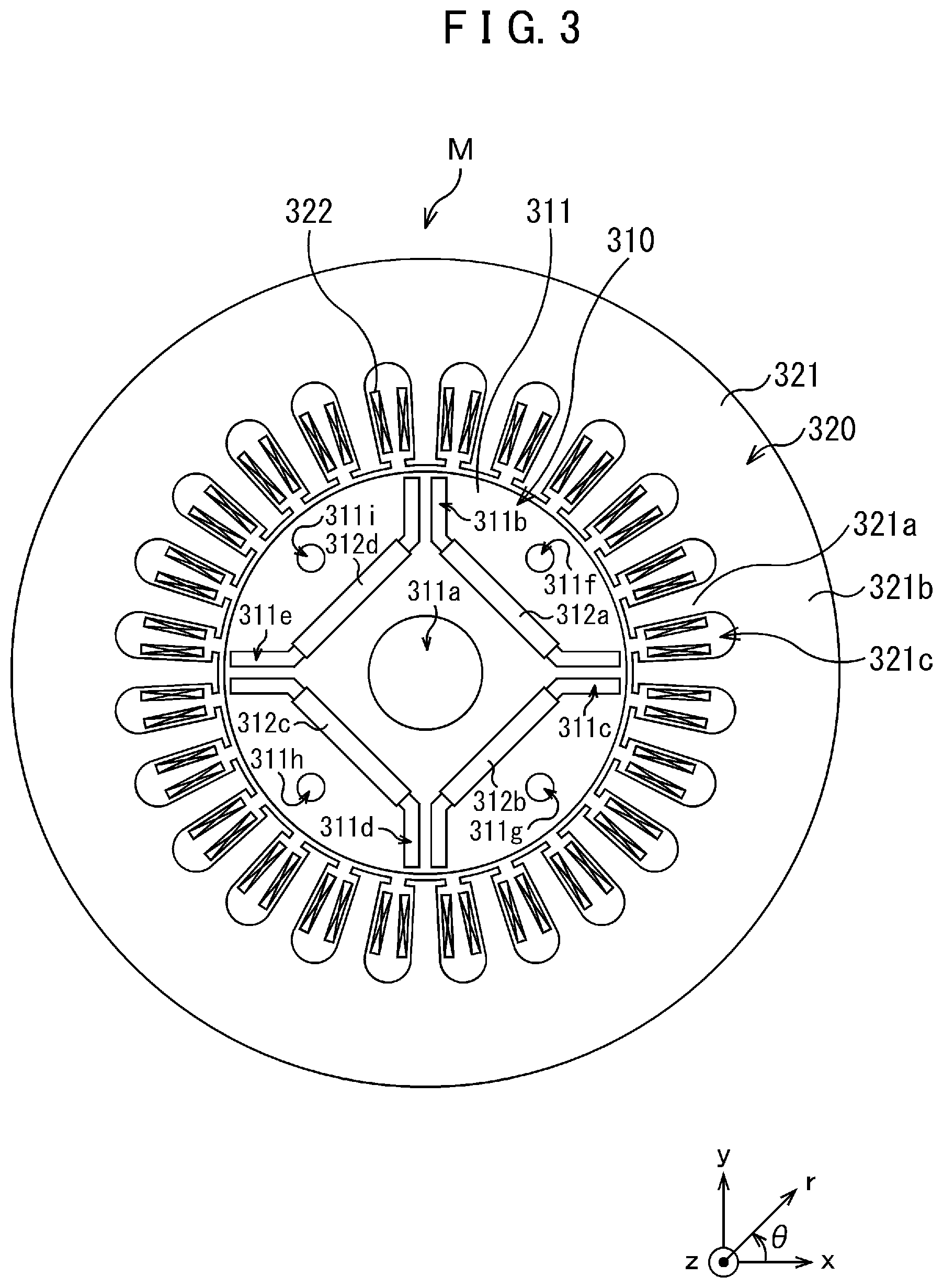 Patent US12597873 Figure 3 – Excitation waveform determination device, motor drive device, excitation waveform determination method, motor drive method, and program