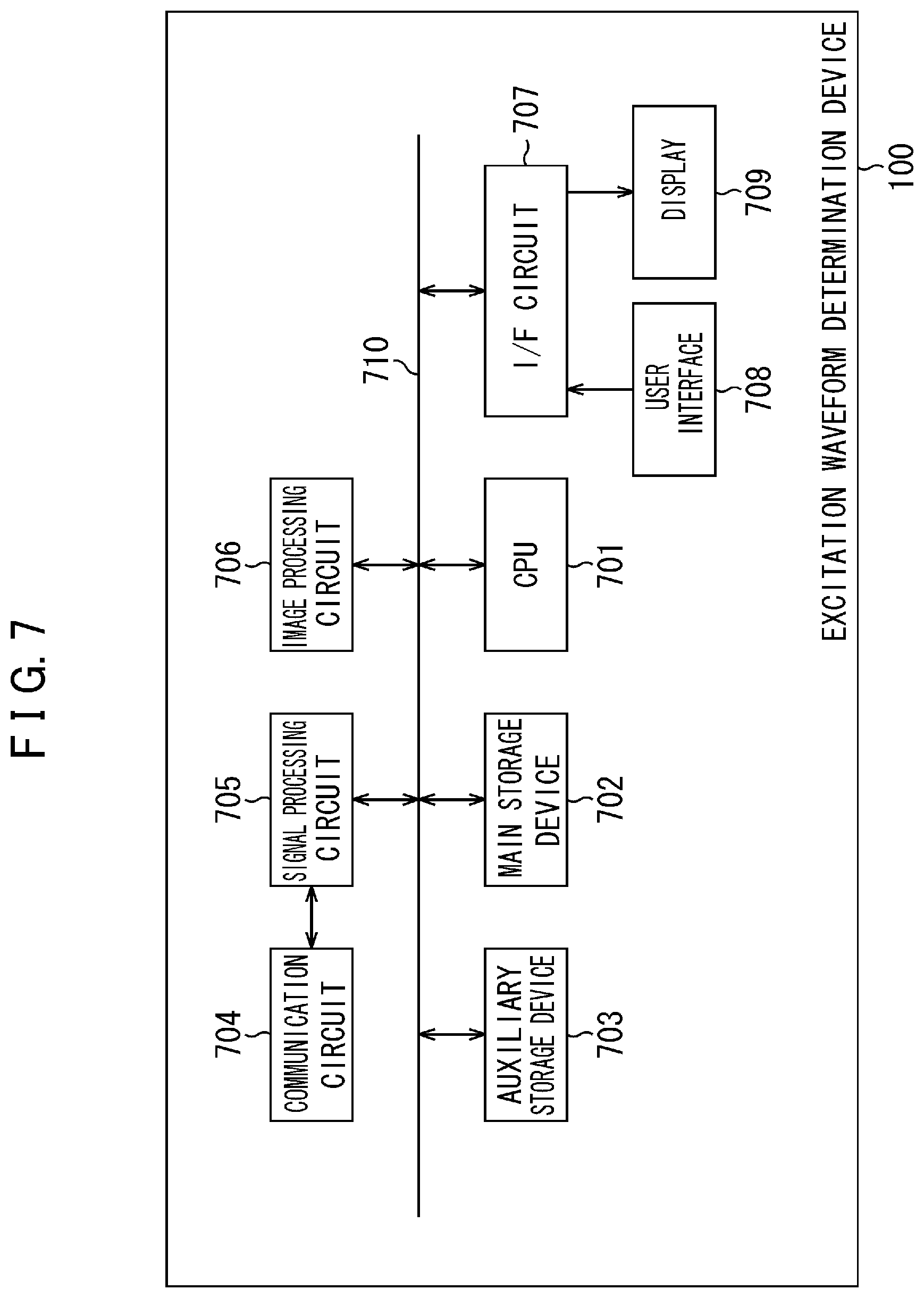Patent US12597873 Figure 7 – Excitation waveform determination device, motor drive device, excitation waveform determination method, motor drive method, and program