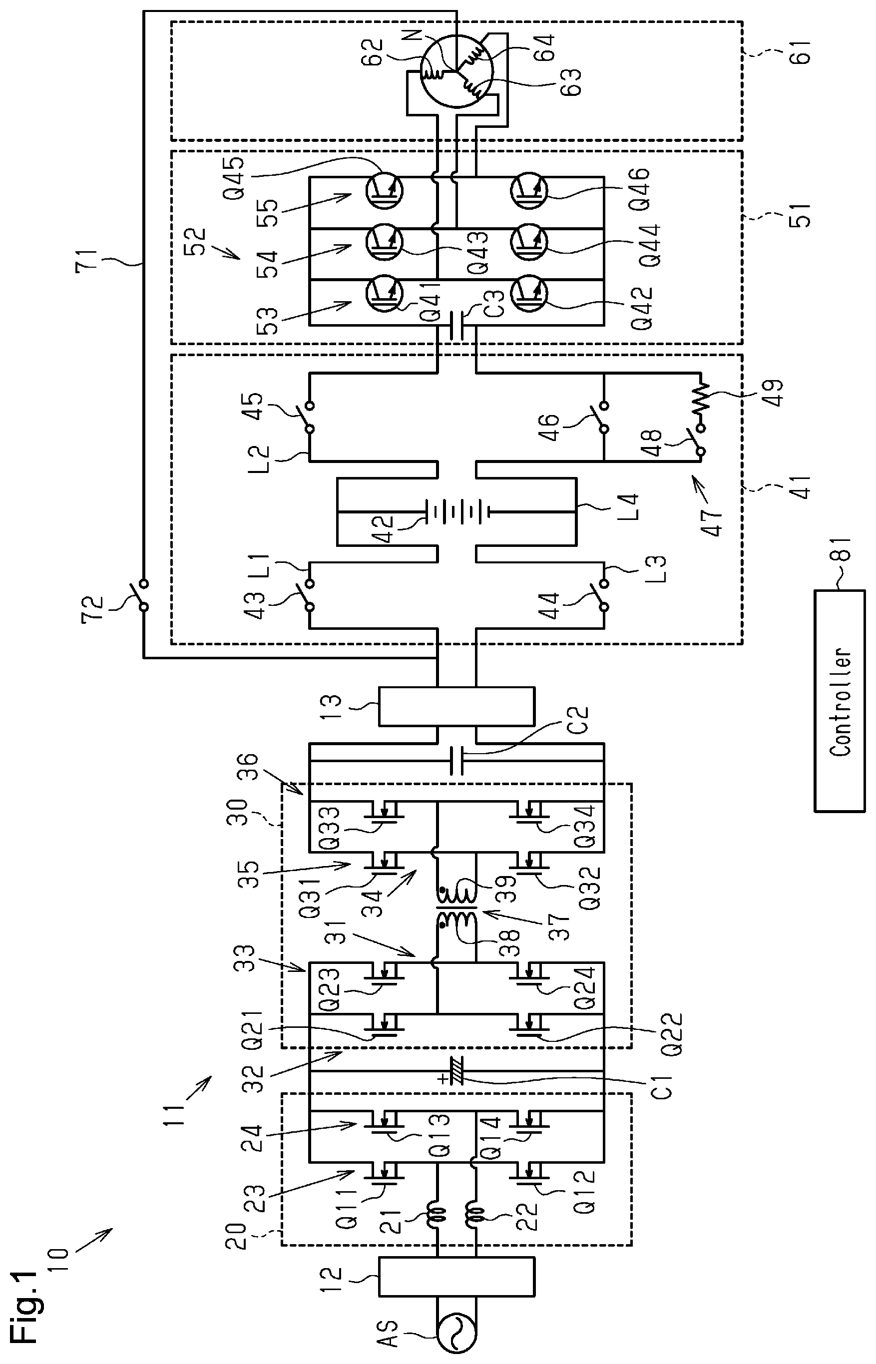 Patent US12597876 — Power converter — Figure 1