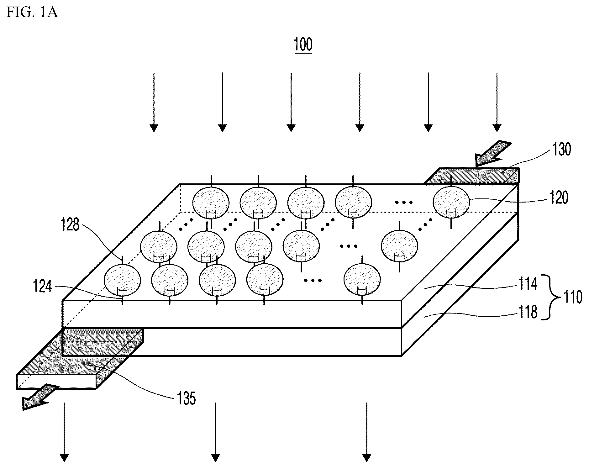 Patent US12597882 Figure 1 – Photovoltaic power generation module using condensing lens having medium therein and photovoltaic/solar heat power generation system including the same