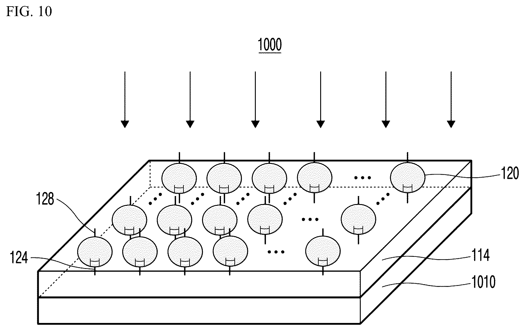 Patent US12597882 Figure 12 – Photovoltaic power generation module using condensing lens having medium therein and photovoltaic/solar heat power generation system including the same