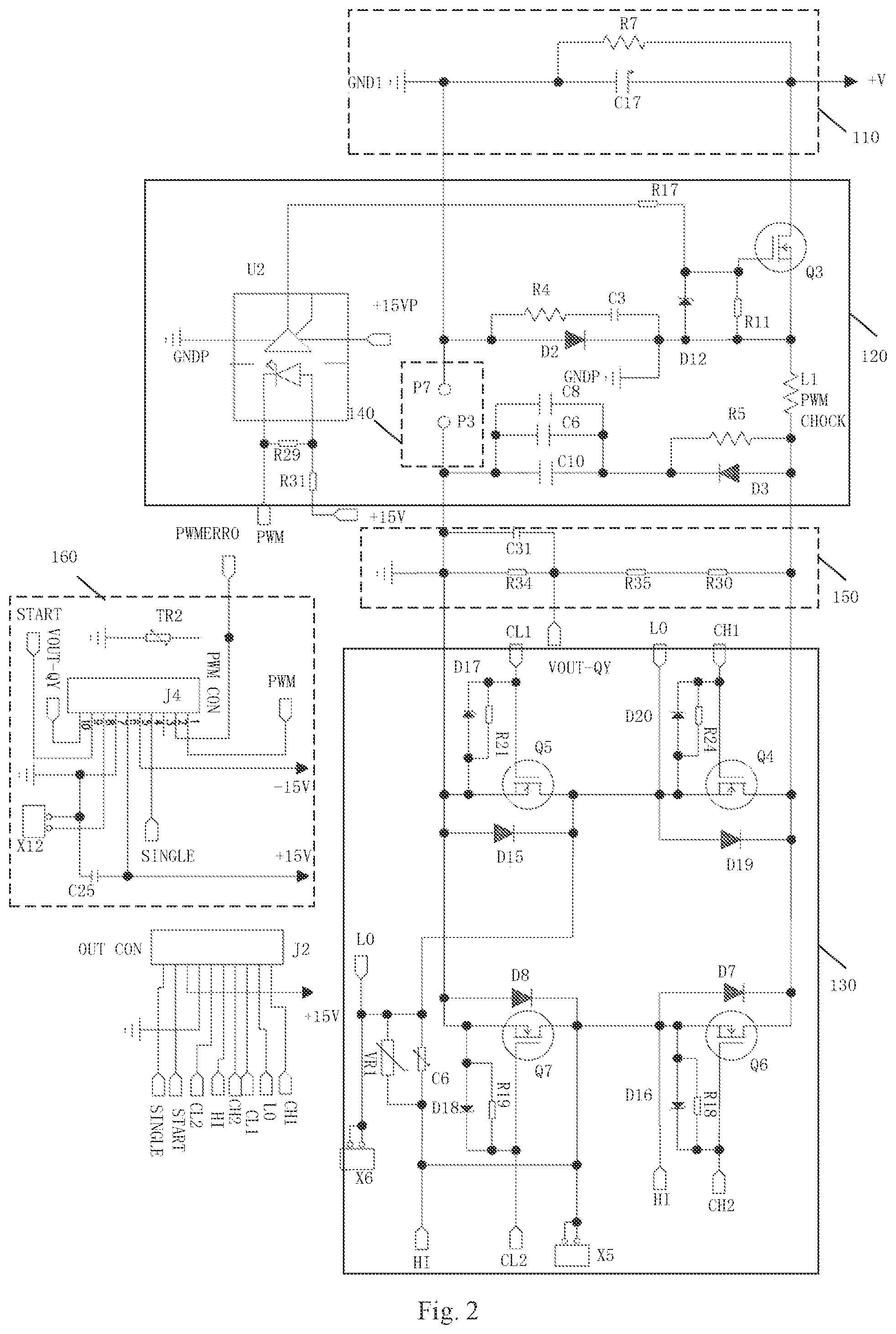 Patent US12597886 Figure 2 – Constant-power supply apparatus and solar simulation facility
