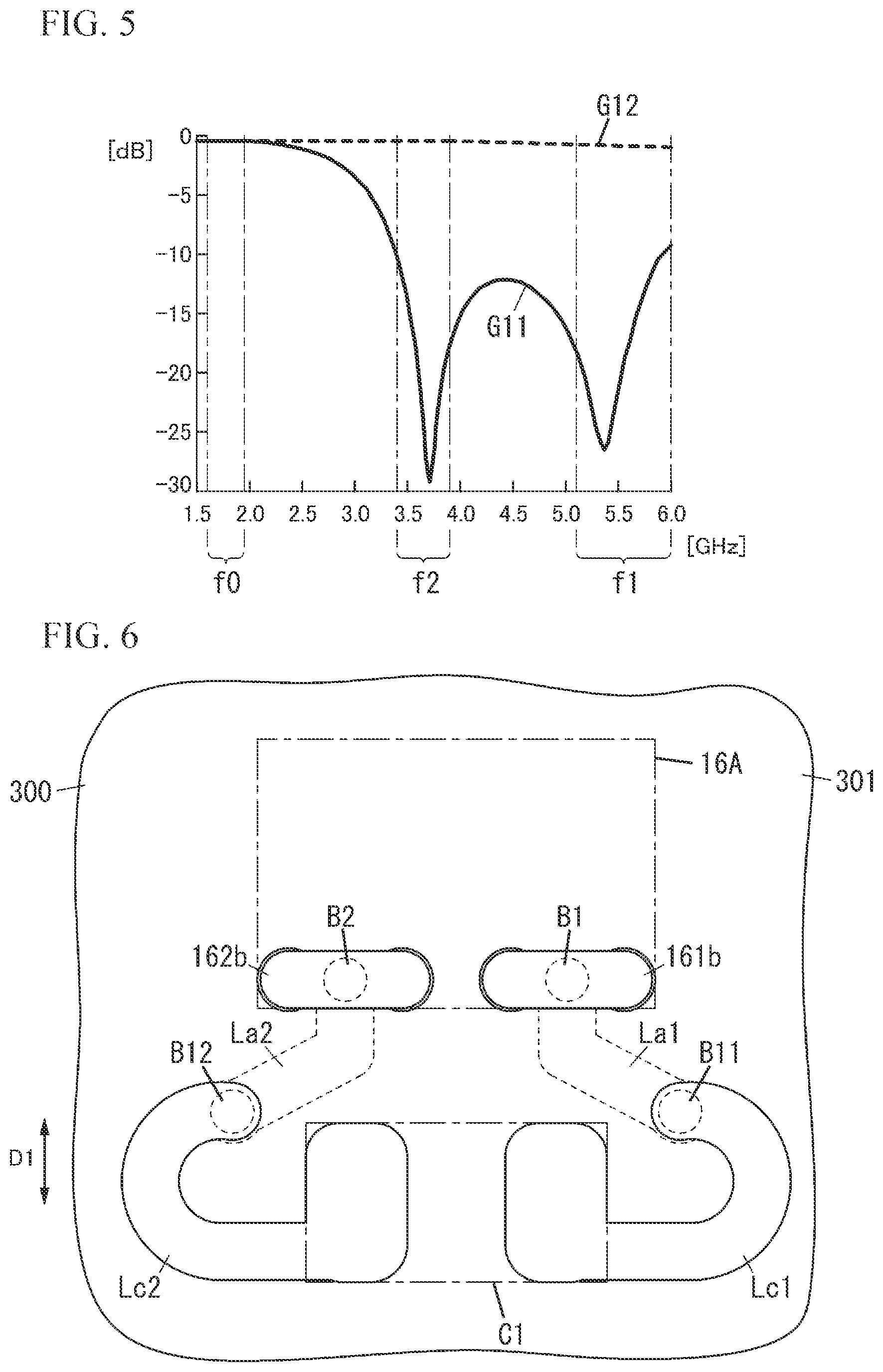 Patent US12597898 Figure 5 – High-frequency circuit and communication device