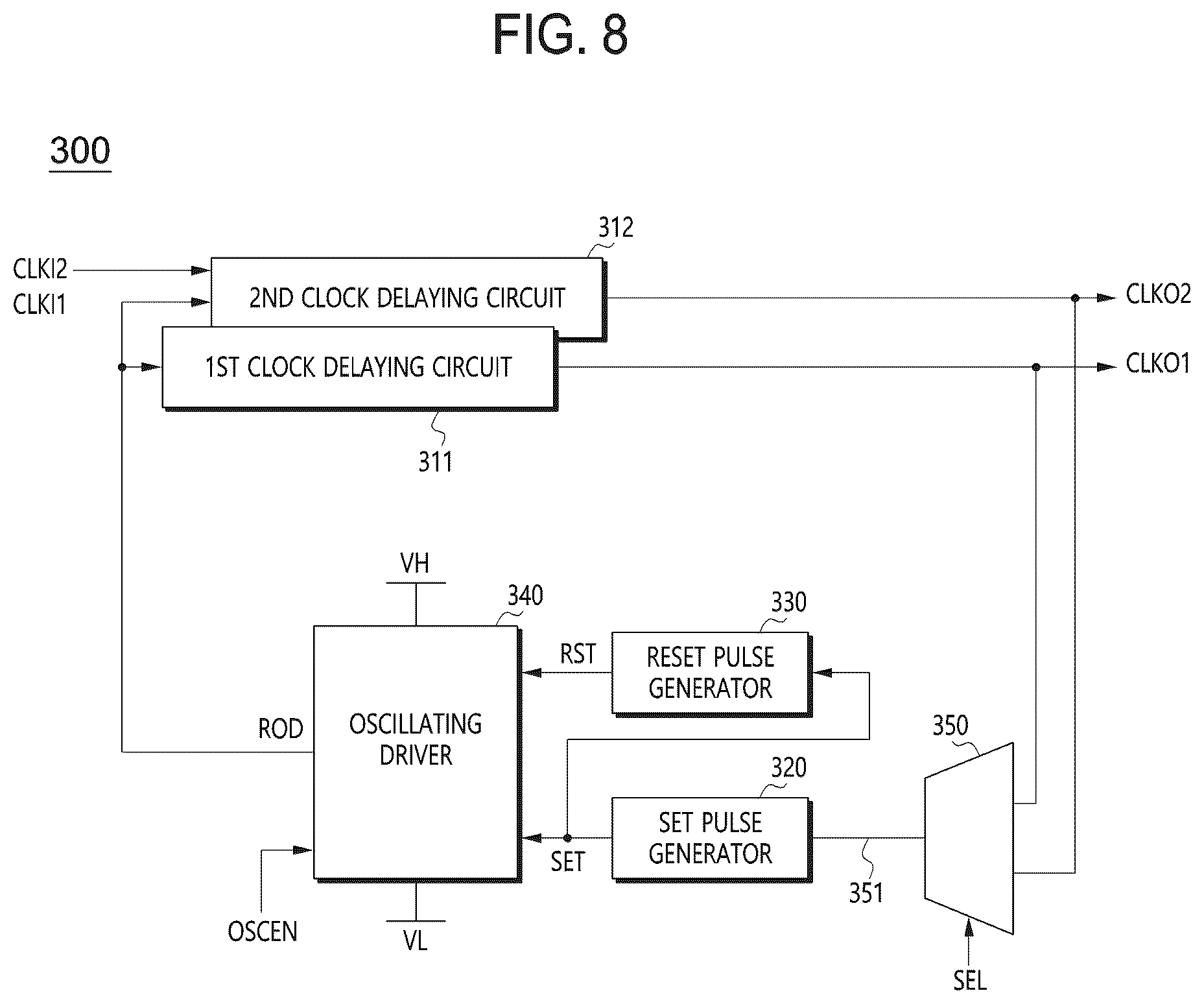 Patent US12597914 Figure 7 – Oscillating signal generating circuit and a semiconductor apparatus using the same