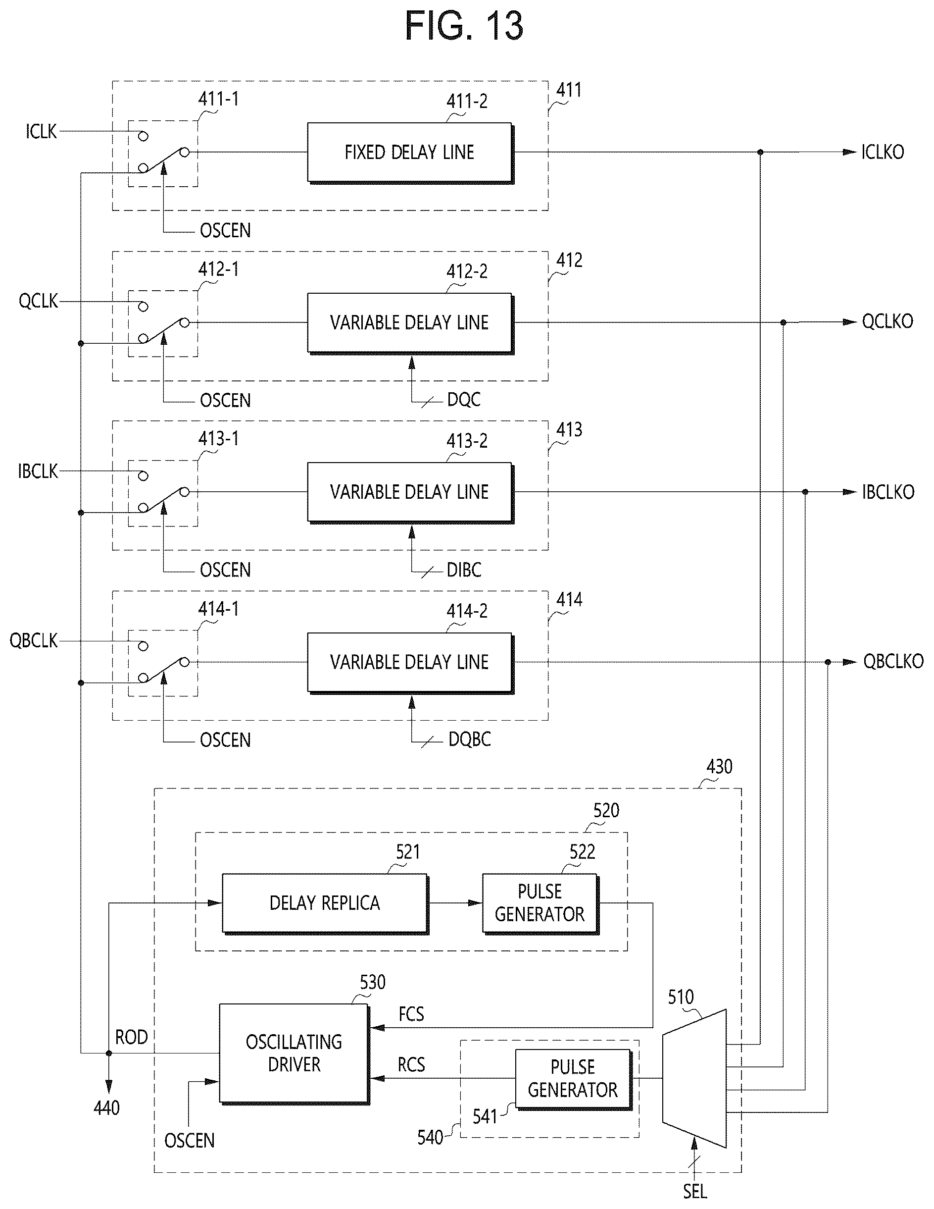 Patent US12597914 Figure 11 – Oscillating signal generating circuit and a semiconductor apparatus using the same