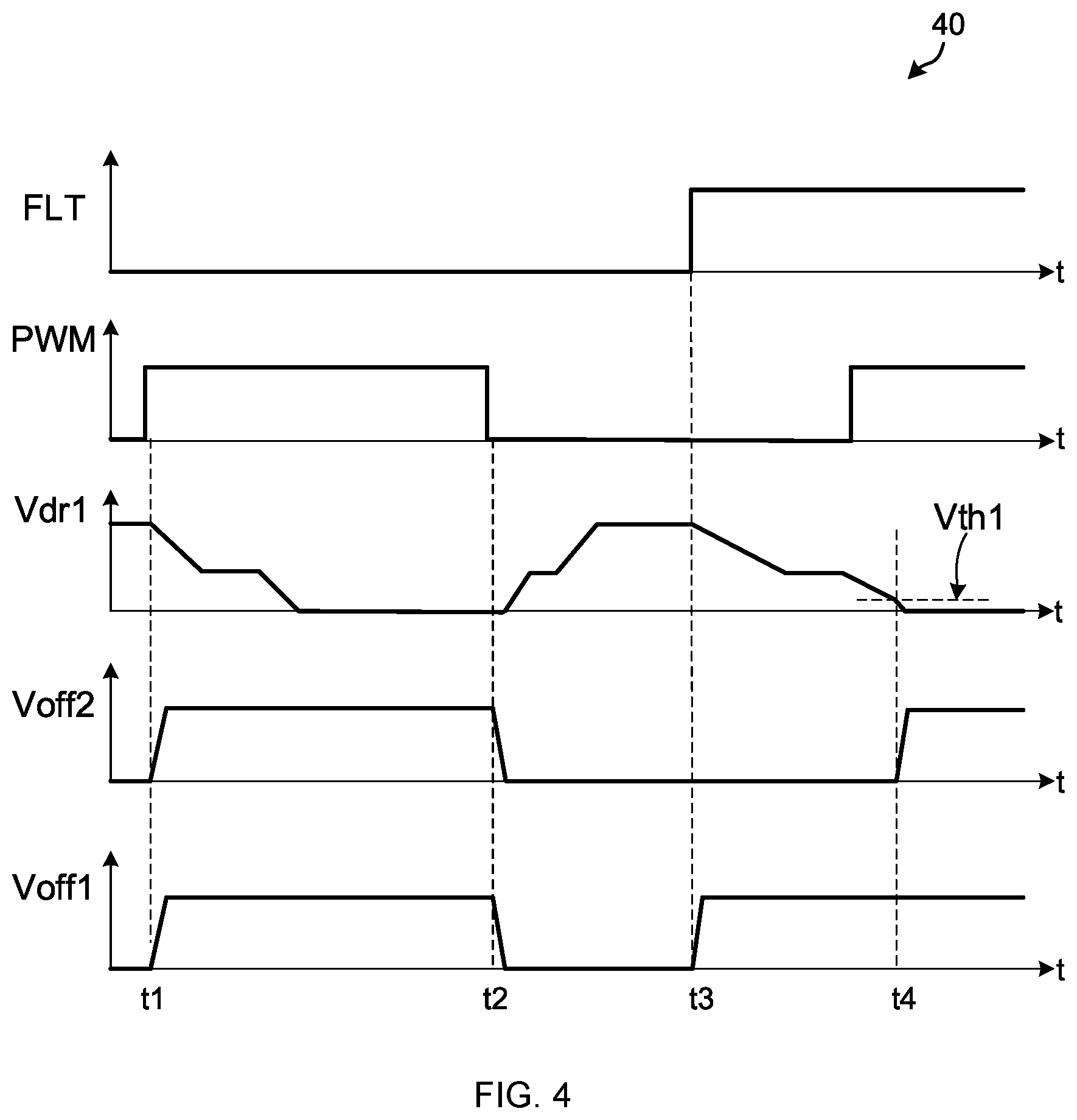 Patent US12597921 Figure 3 – Switching circuit with a transistor having multiple pull down paths