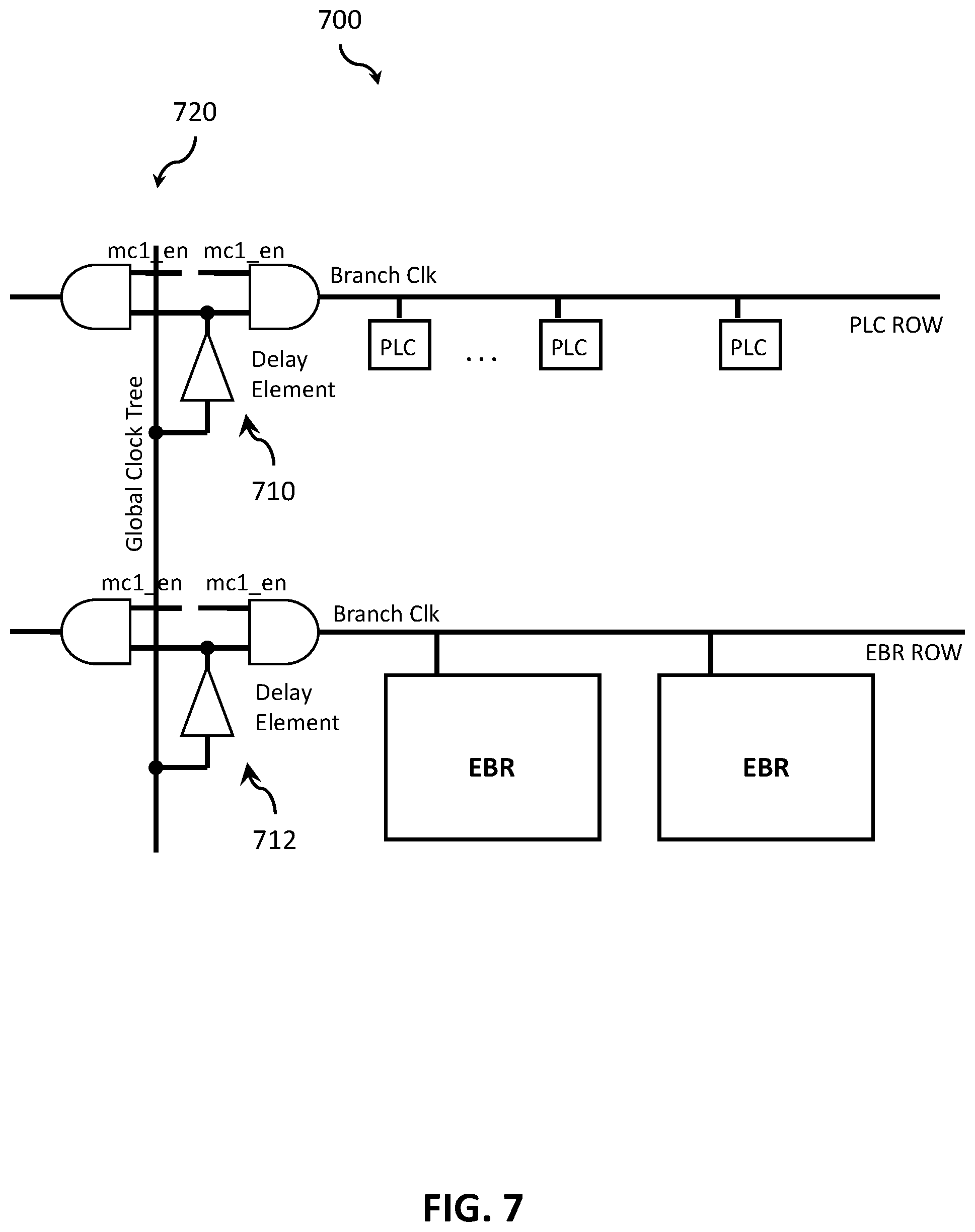 Patent US12597931 Figure 7 – Clock insertion delay systems and methods