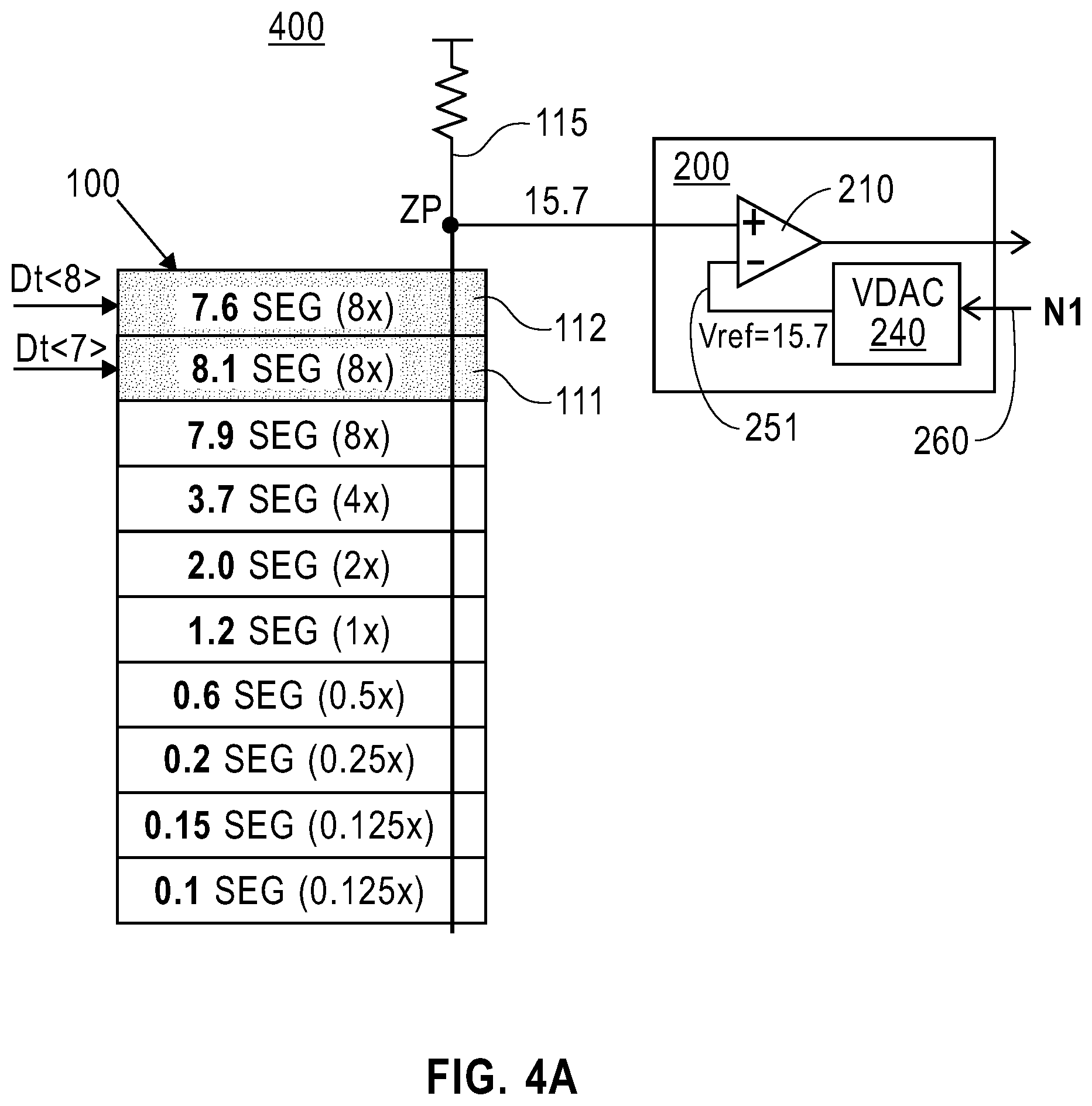Patent US12597944 Figure 3 – Top-down relative DAC calibration