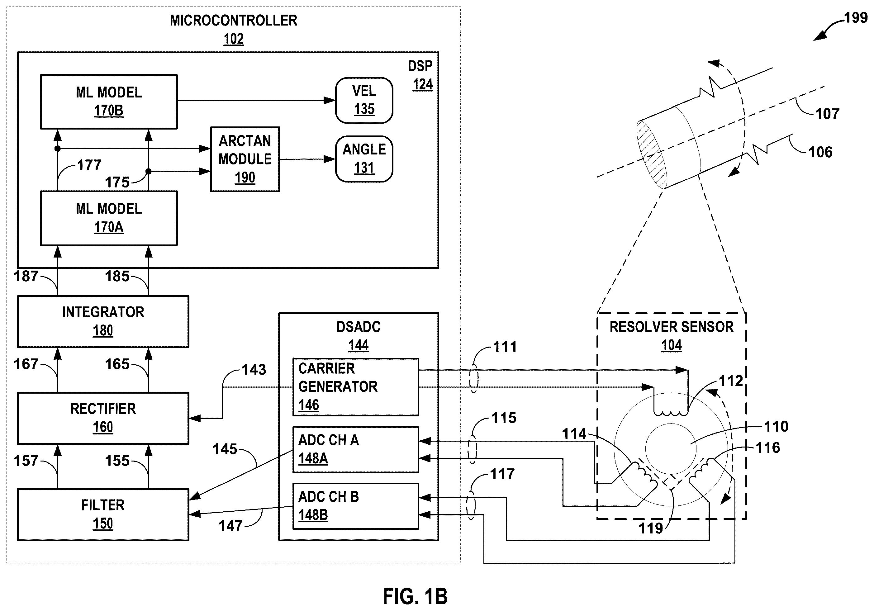 Patent US12597945 Figure 2 – Machine learning enhanced resolver systems