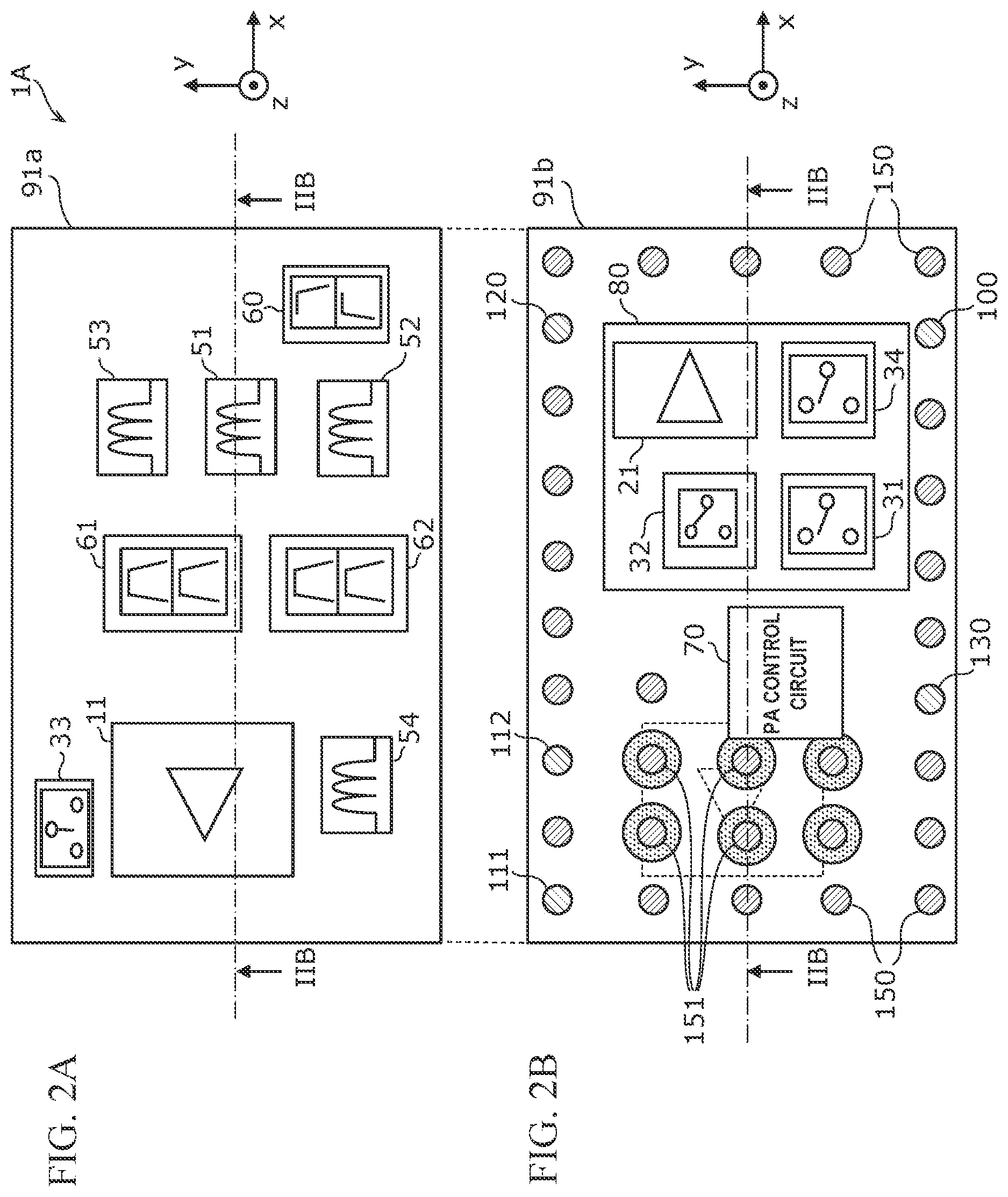 Patent US12597955 Figure 2 – High frequency module and communication apparatus