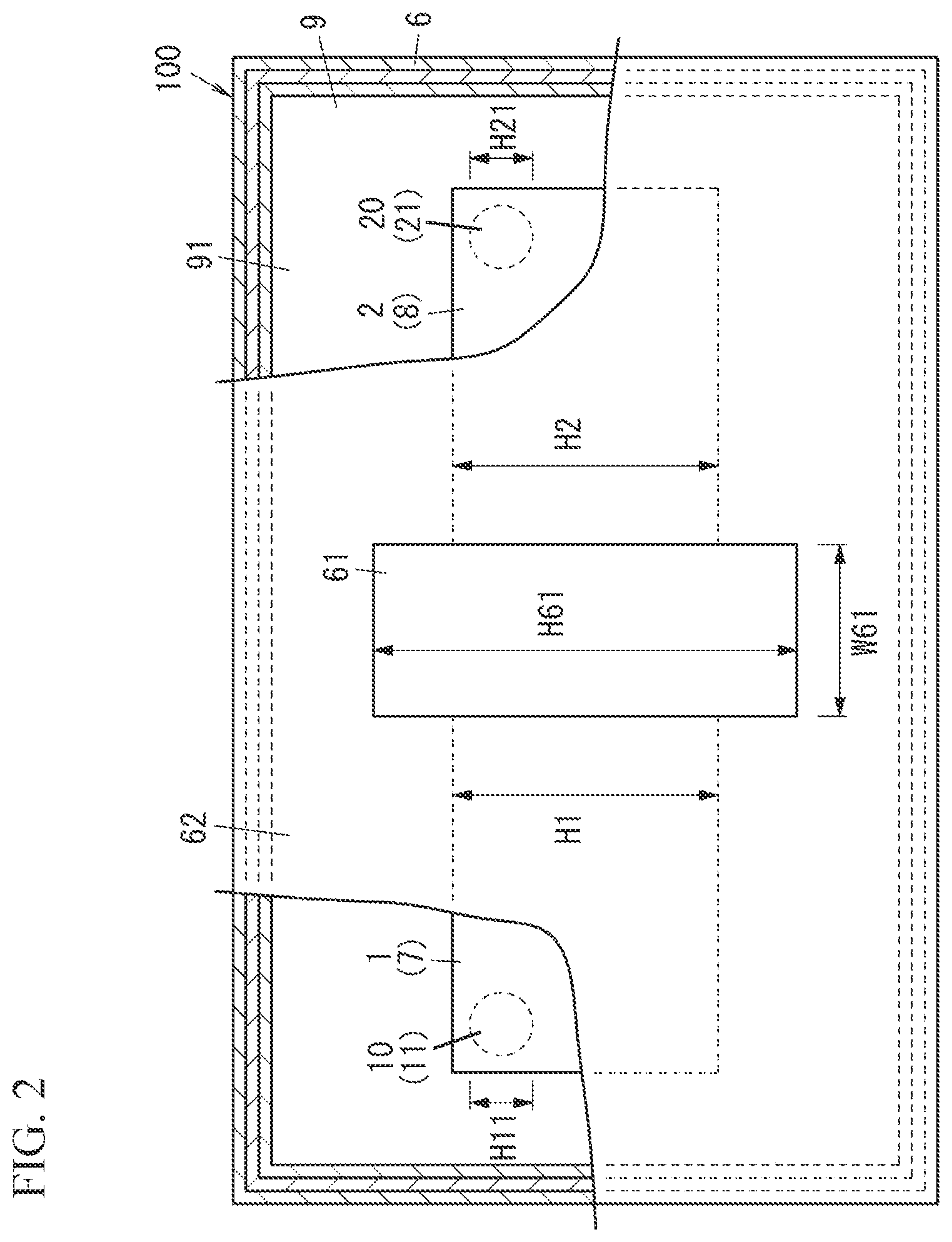 Patent US12597956 Figure 2 – Radio frequency module and communication device