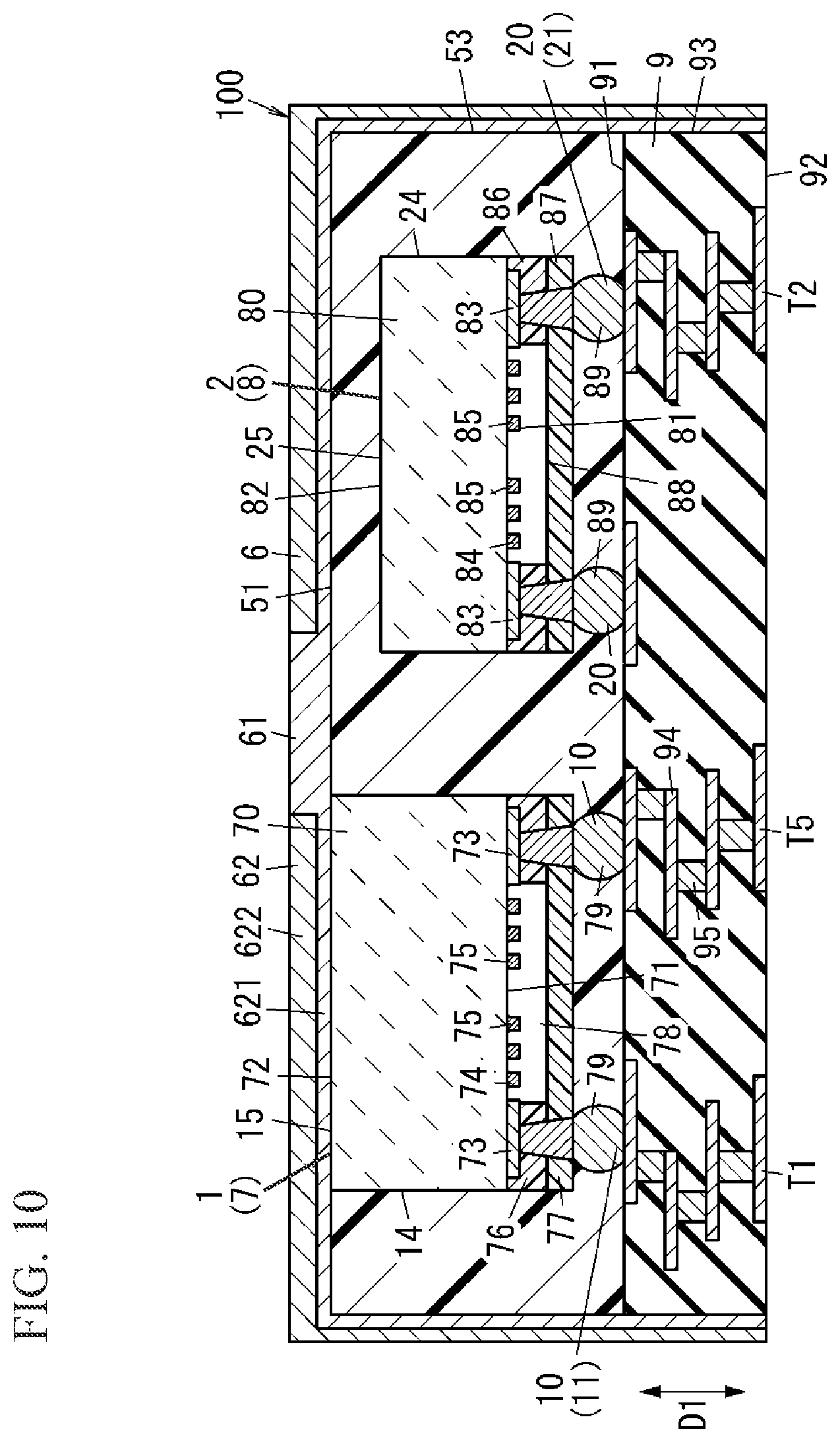 Patent US12597956 Figure 9 – Radio frequency module and communication device