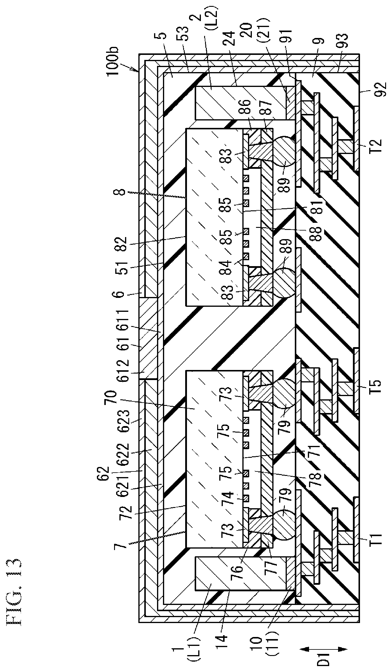 Patent US12597956 Figure 12 – Radio frequency module and communication device